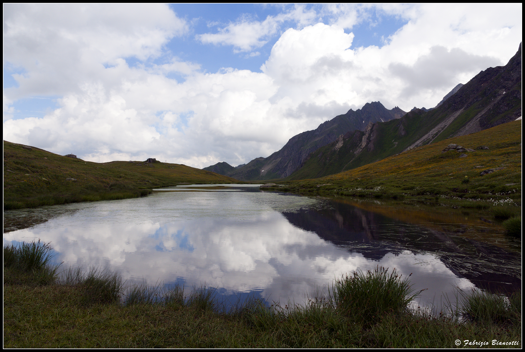 Lake at high altitude