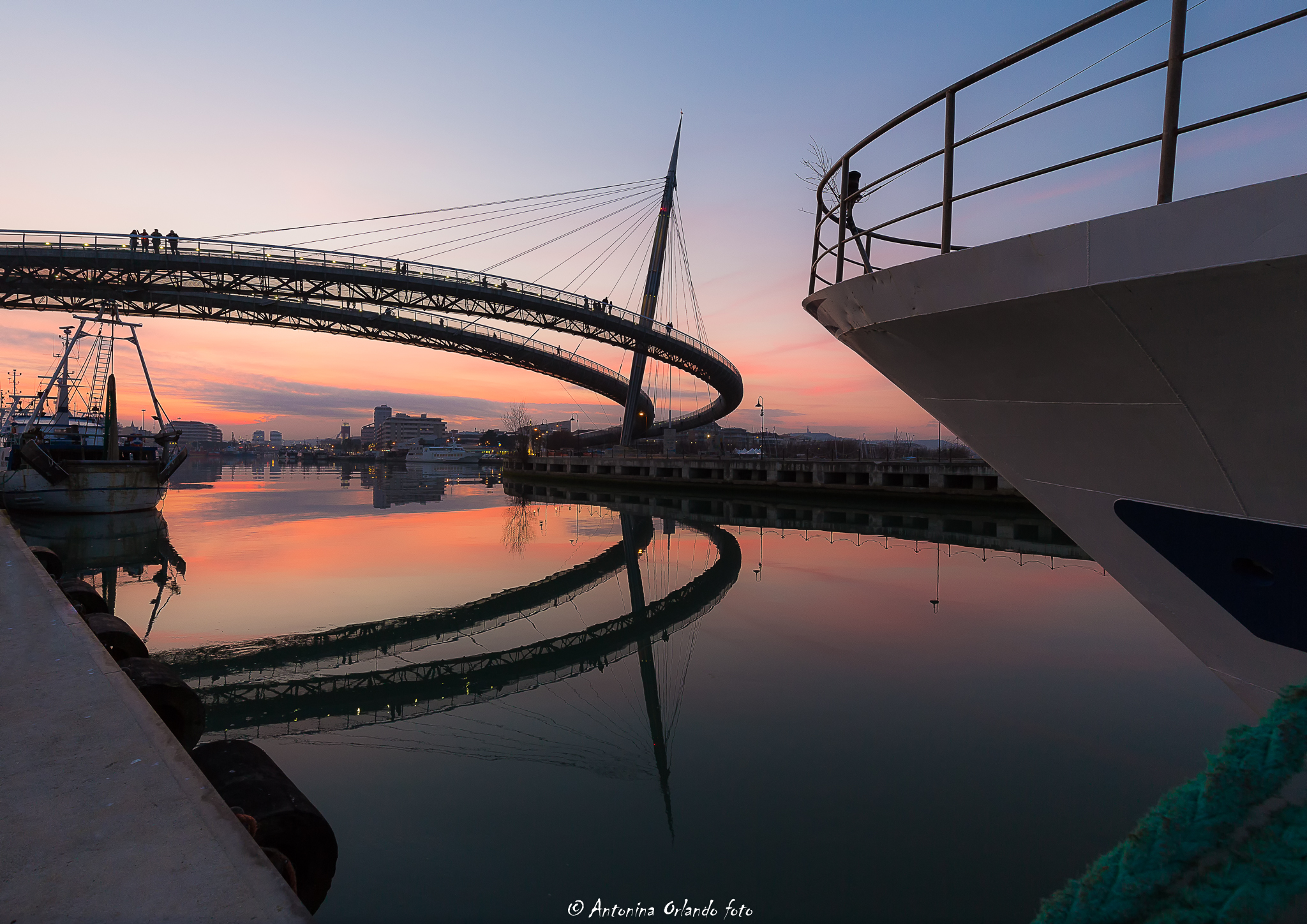 Cromie di un tramonto .