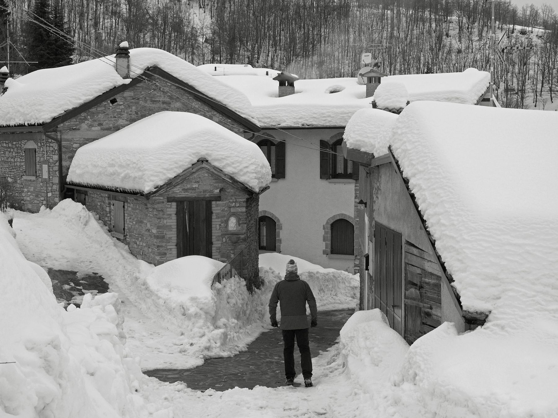 The village in winter