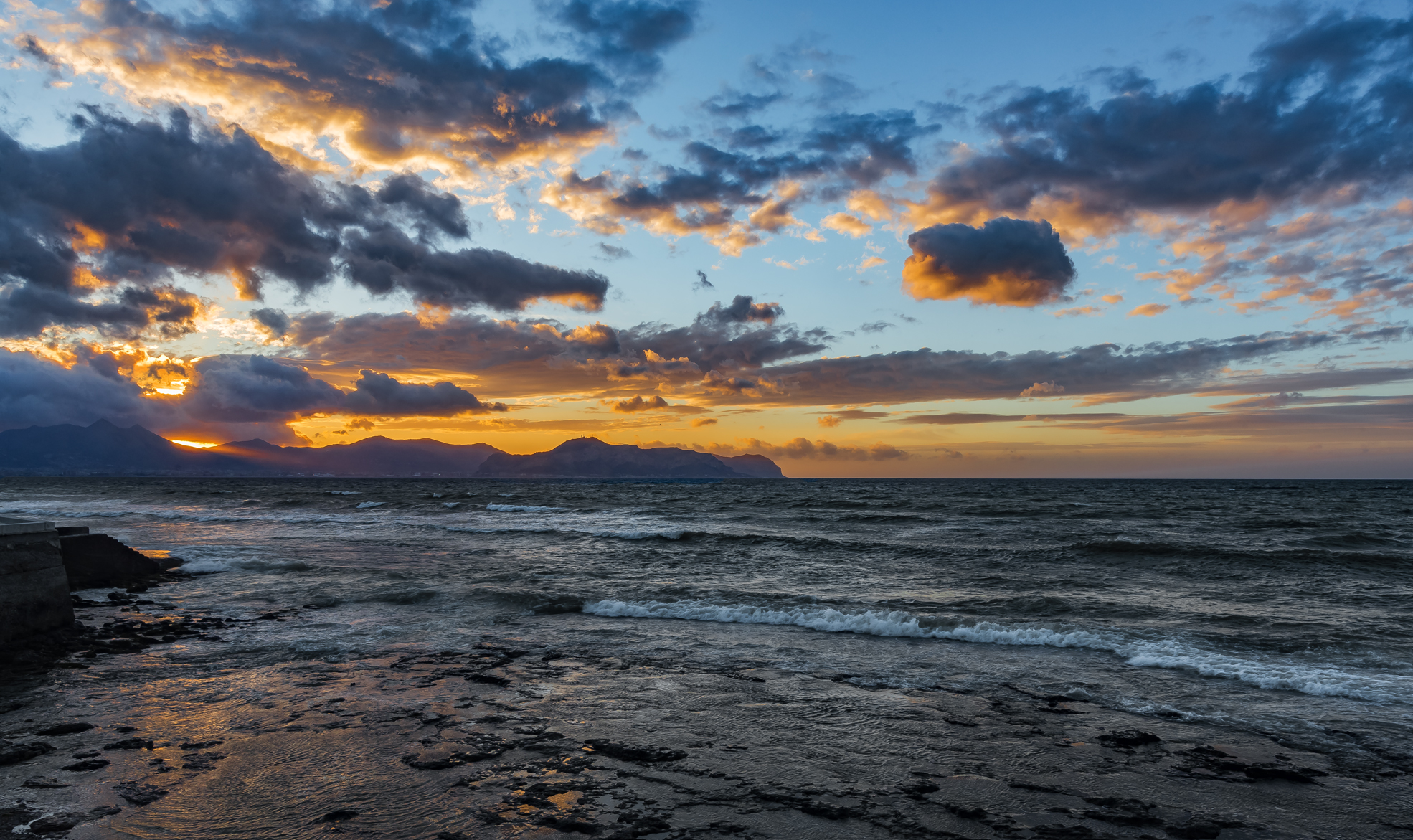 Tramonto sulla Conca d'oro (Palermo)
