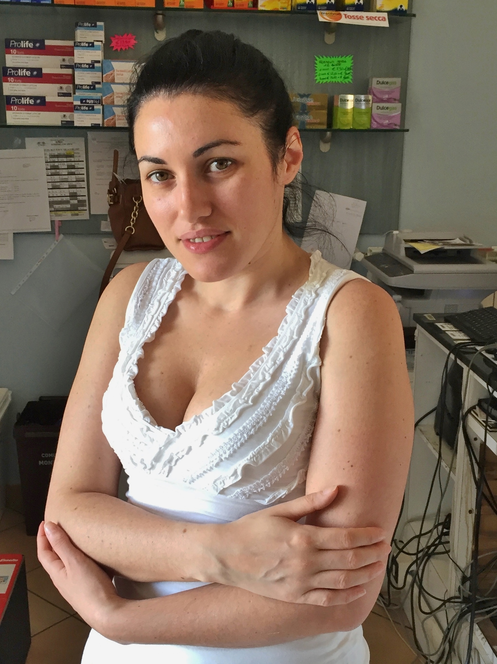 Pharmacist in pre smile.