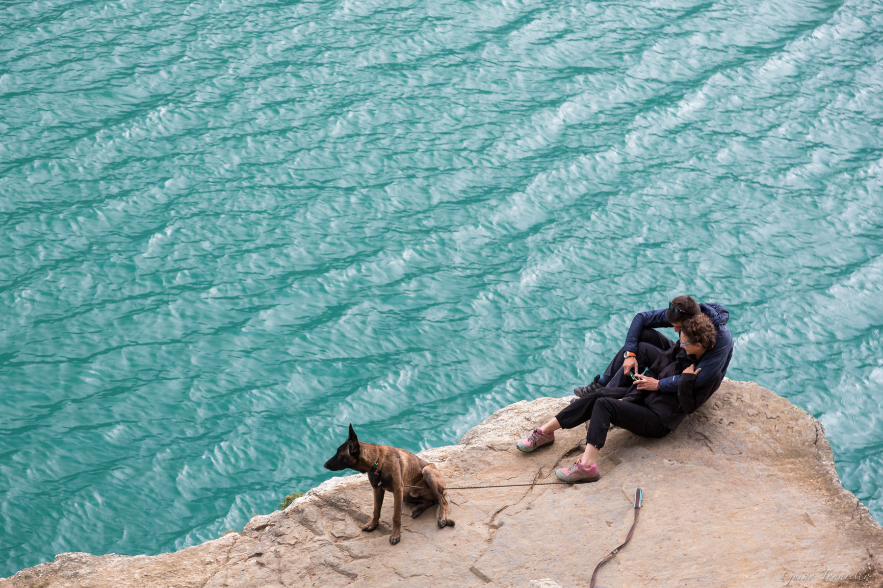 I and you ... three meters above the lake