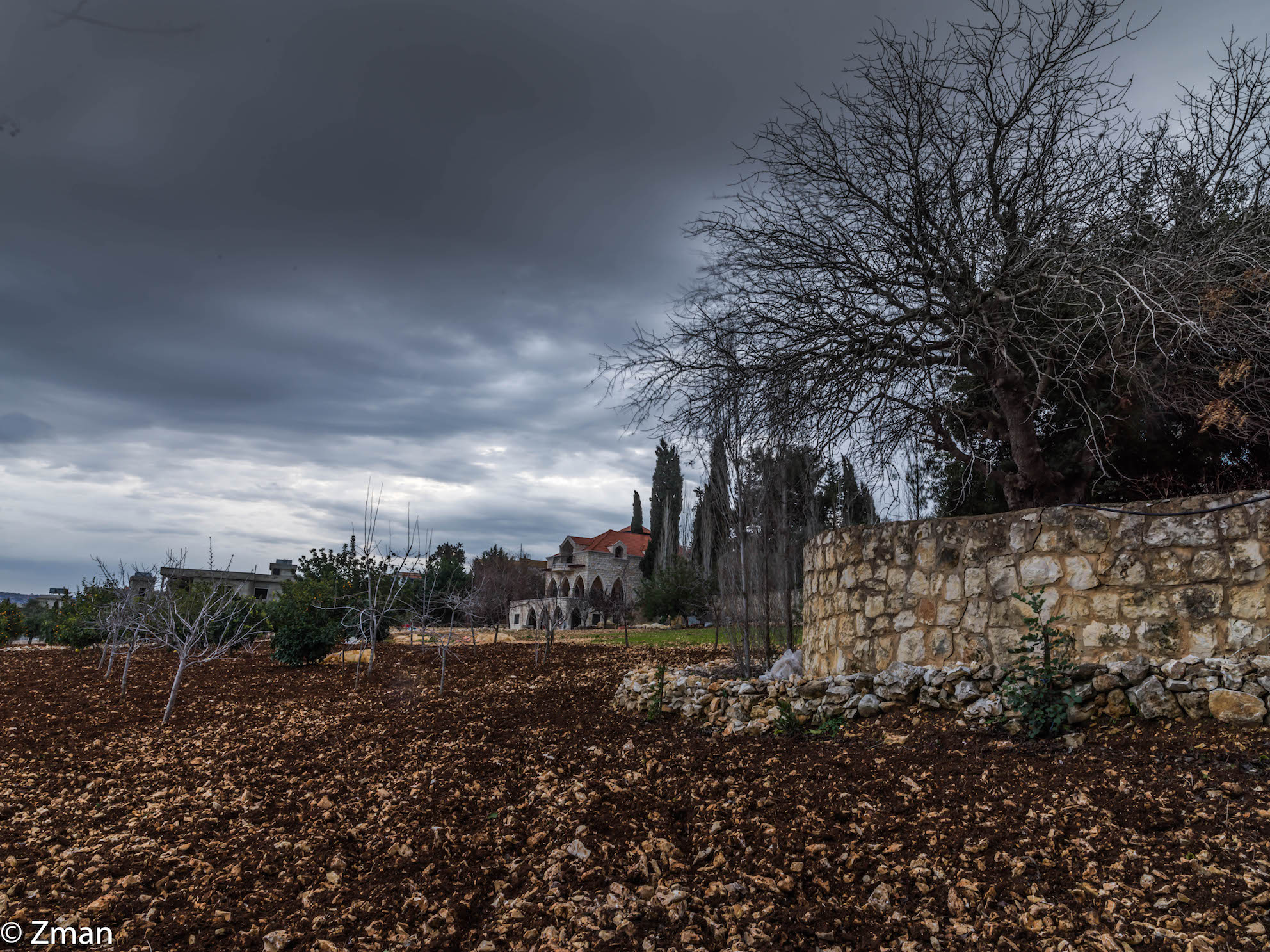 The Rock Boundary Wall