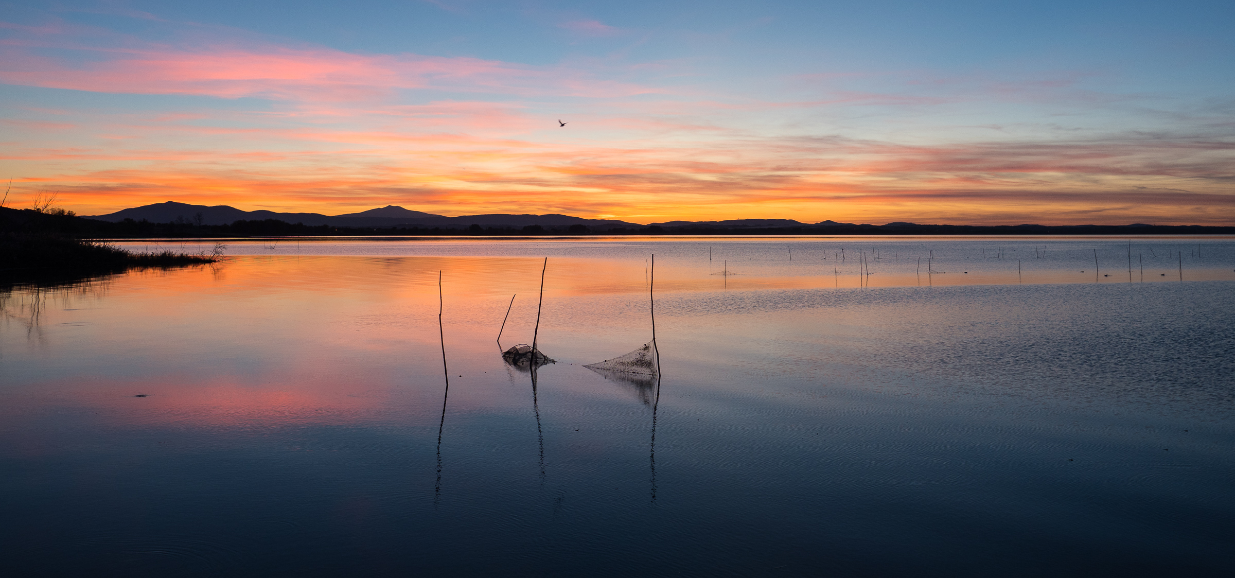 Tramonto sul Trasimeno