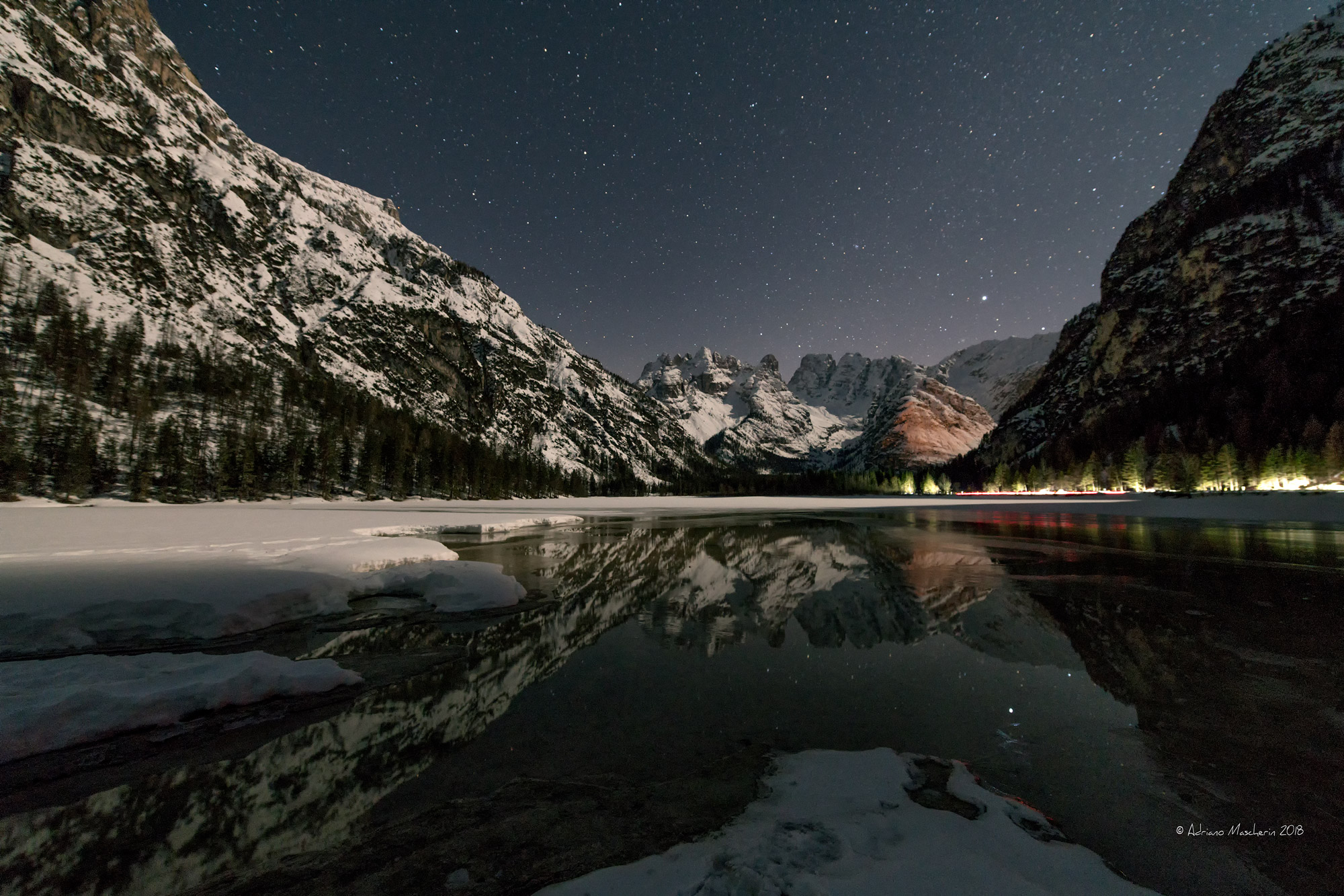 Moonlight on the Cristallo group