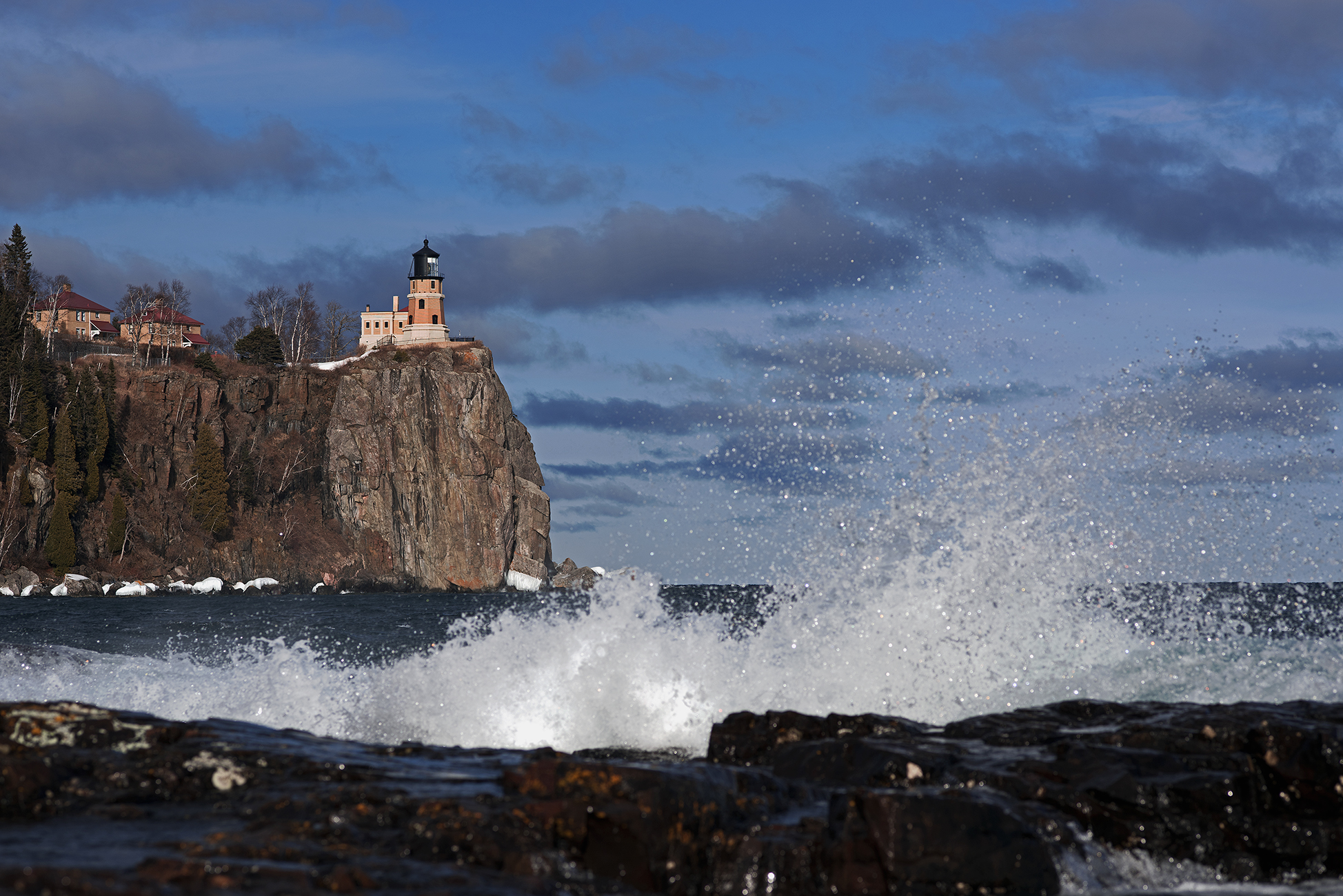 Breaking Waves at Split Rock Lighthouse