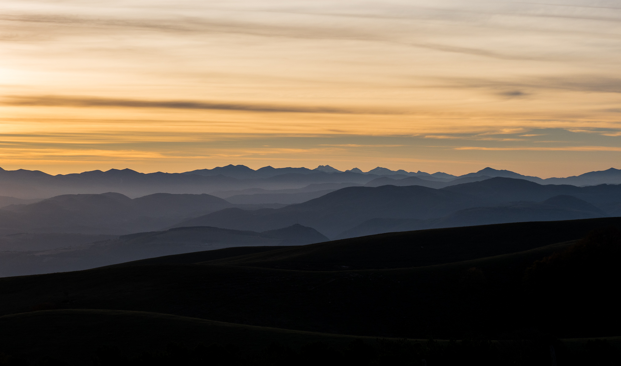 Veduta dal monte Subasio
