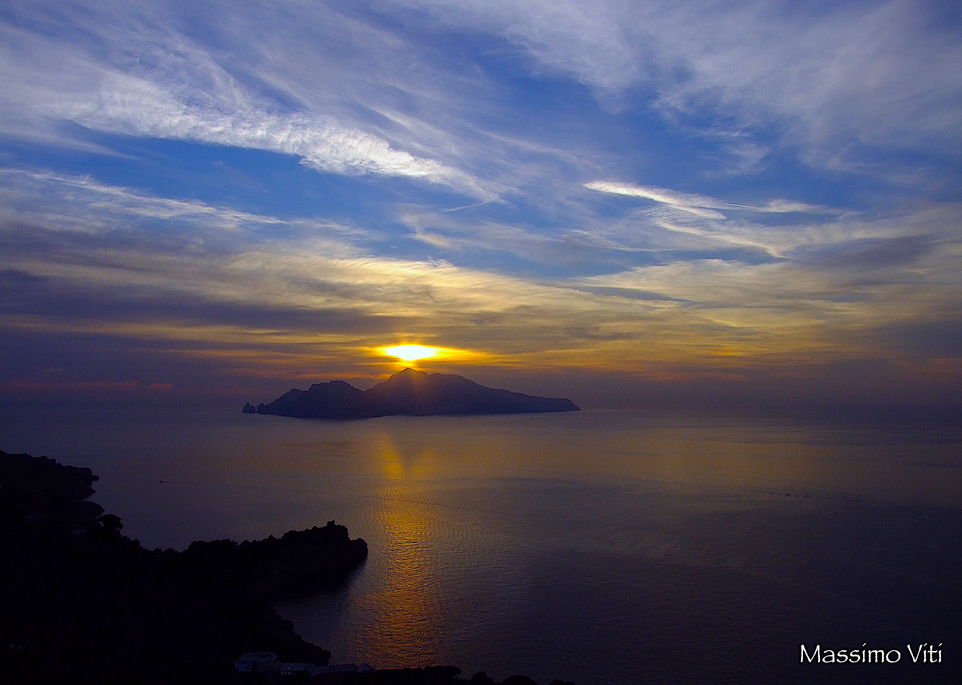 Sunset on Capri