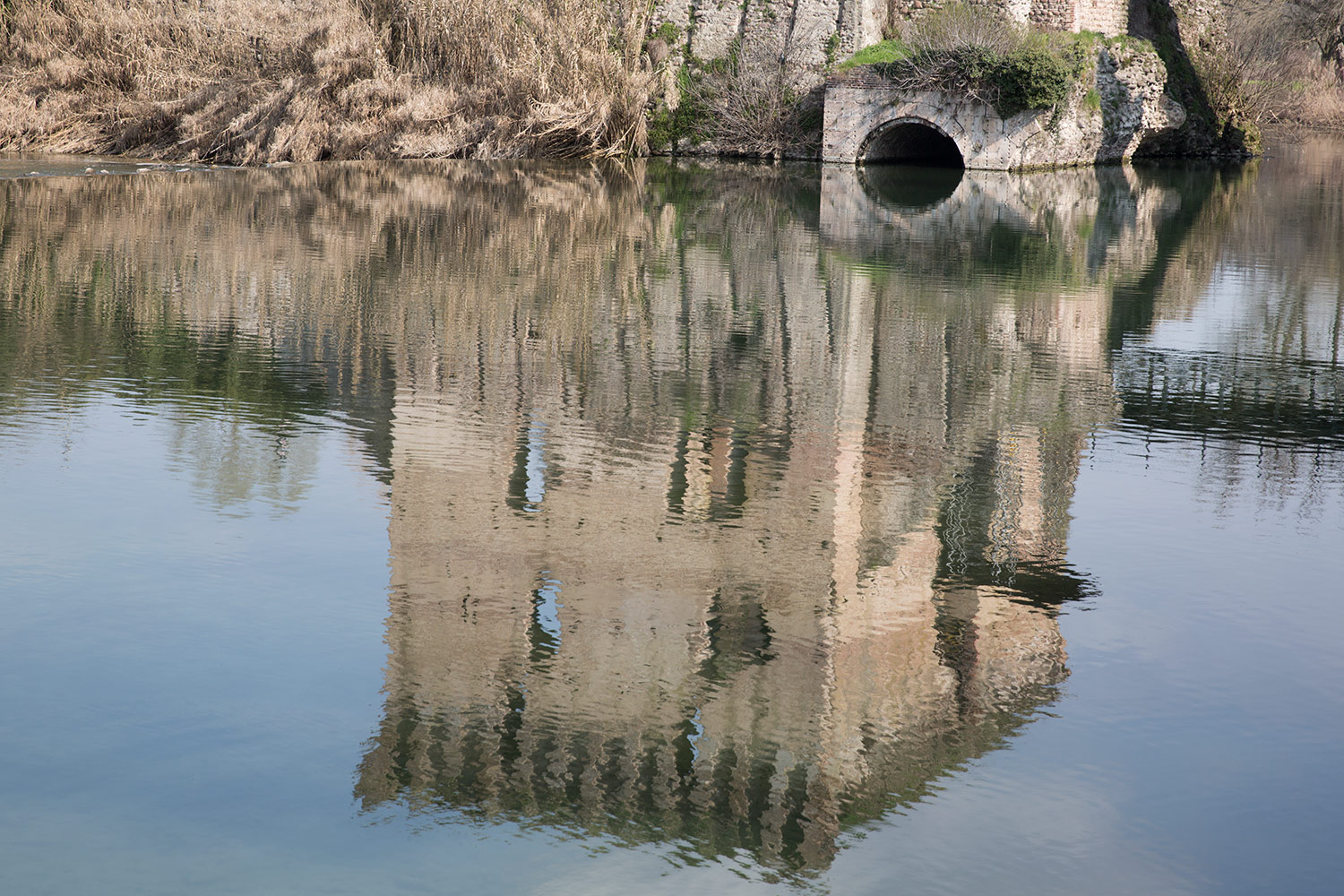 Reflected in Borghetto sul Mincio