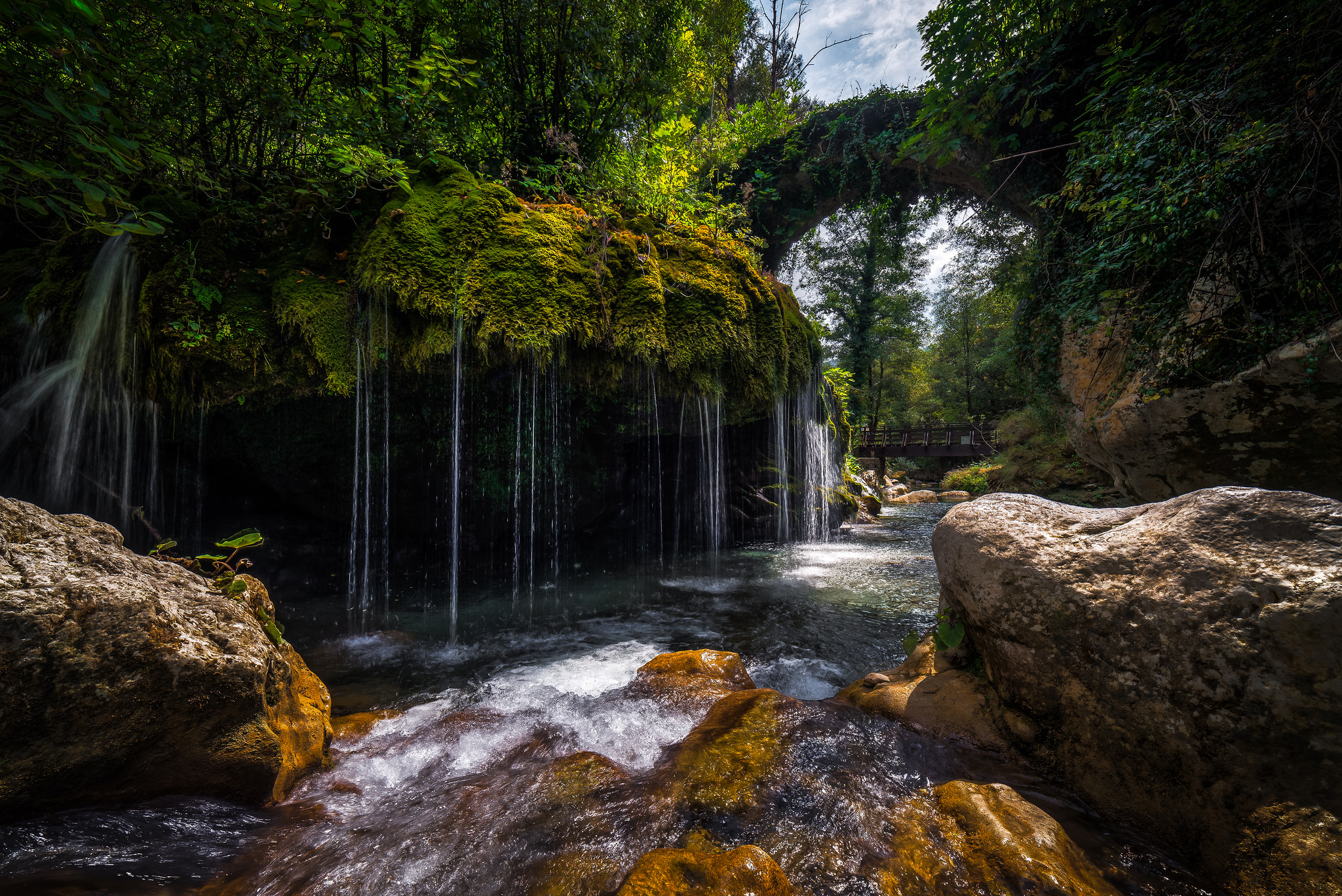 Cascate capelli di venere