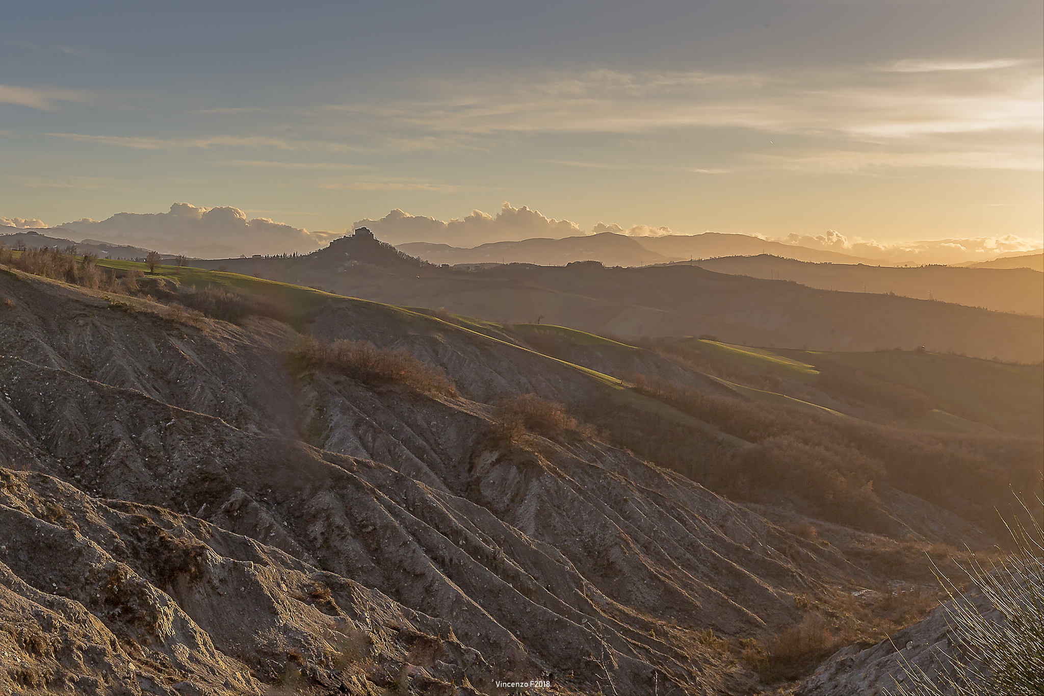 sunset in the Matilda valley