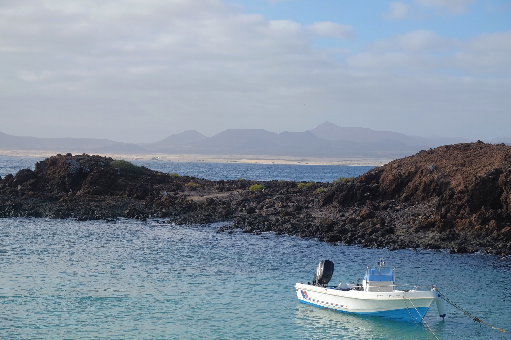Island of Lobos in Fuerteventura view