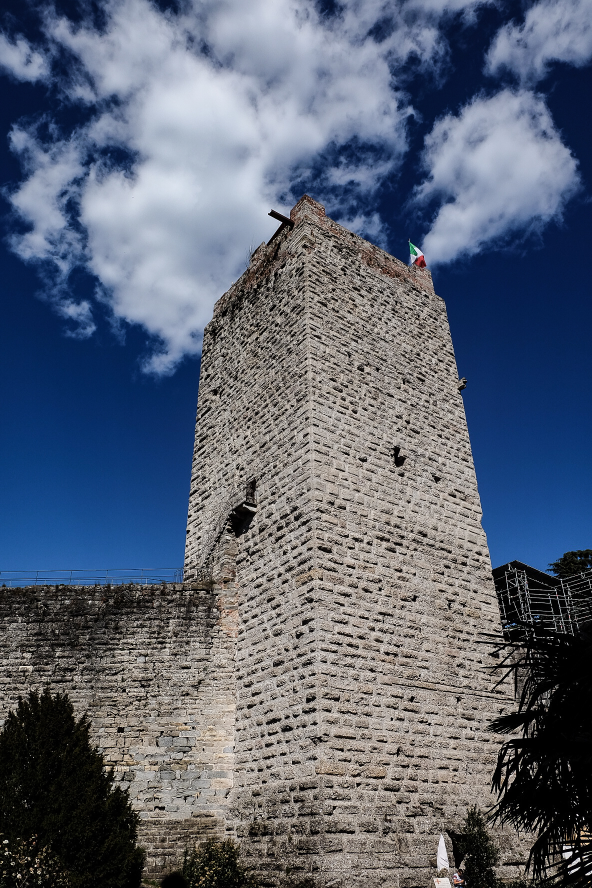 the tower of the castle