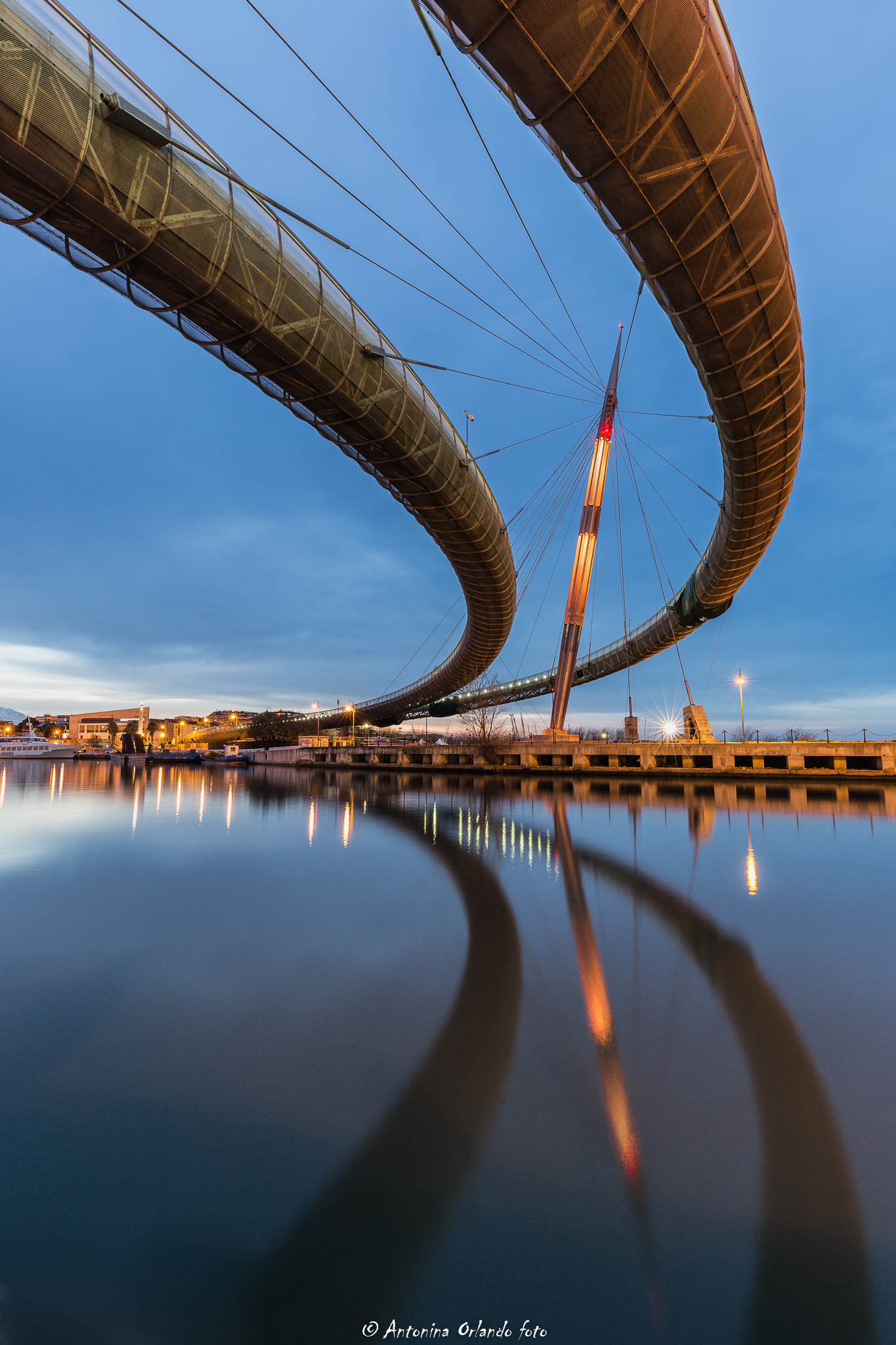 Sea bridge and blue hour ...