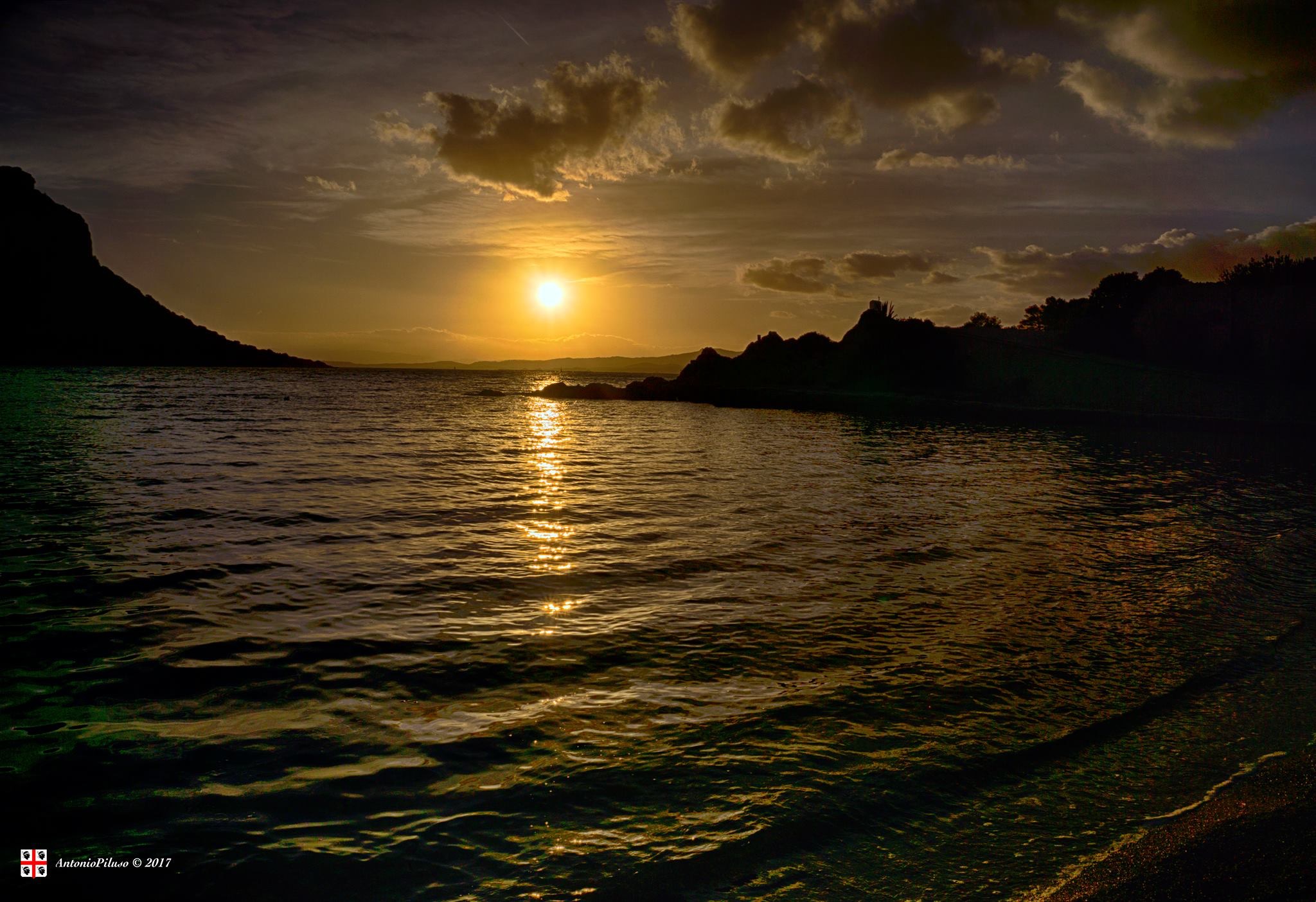 Tramonto a Cala Moresca (Golfo Aranci)