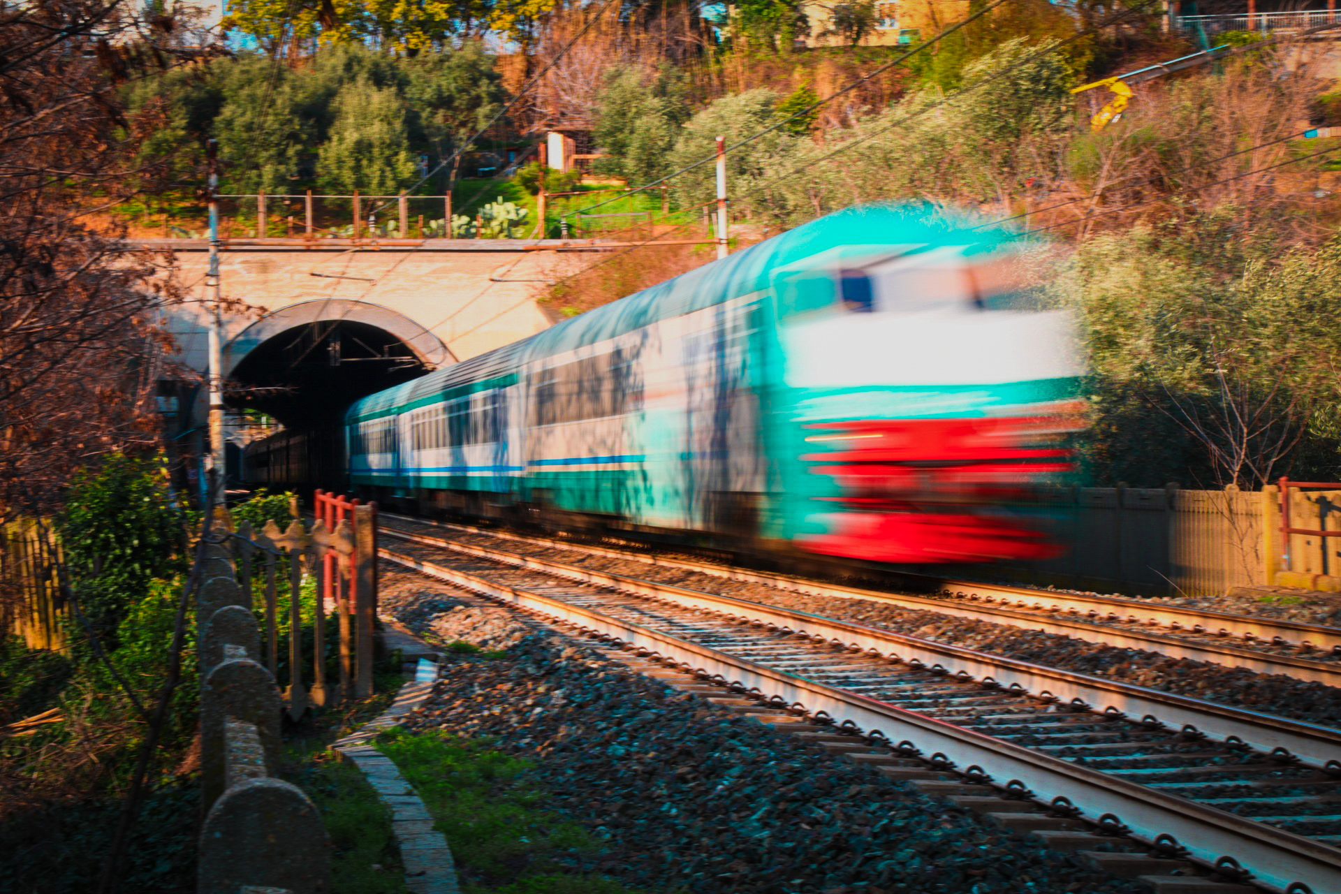 The train on the fly