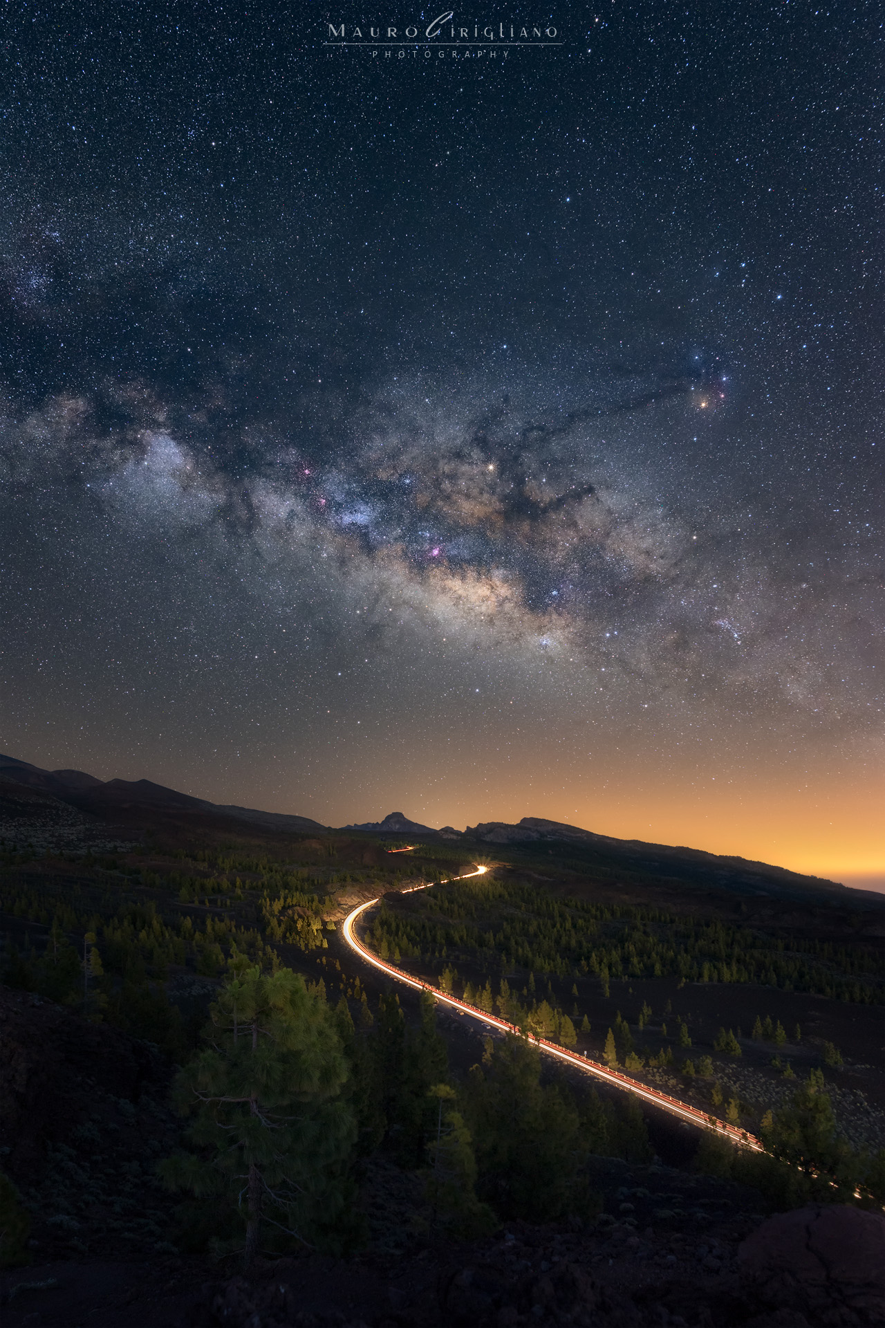 Starry road