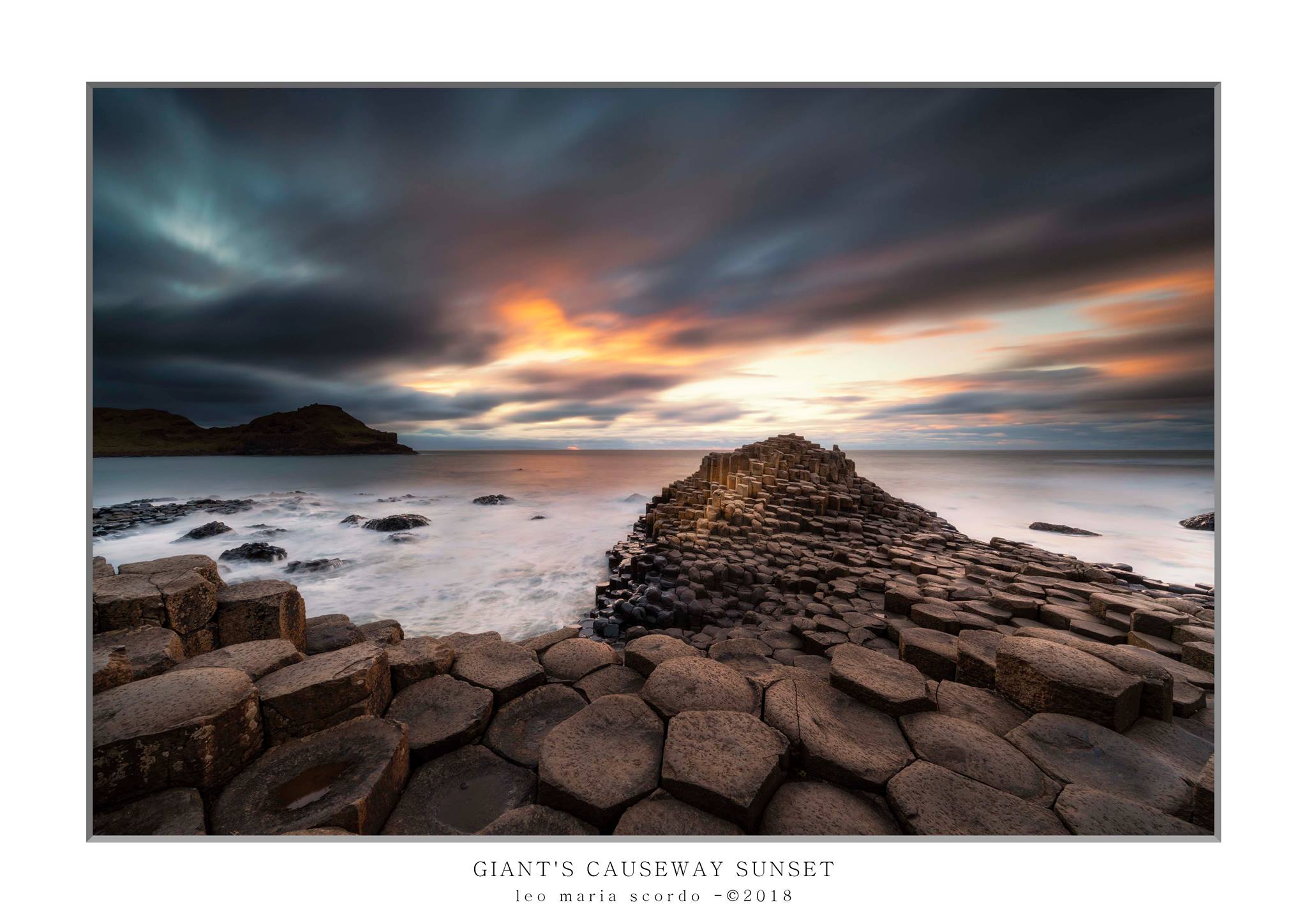 Giant's Causeway Sunset