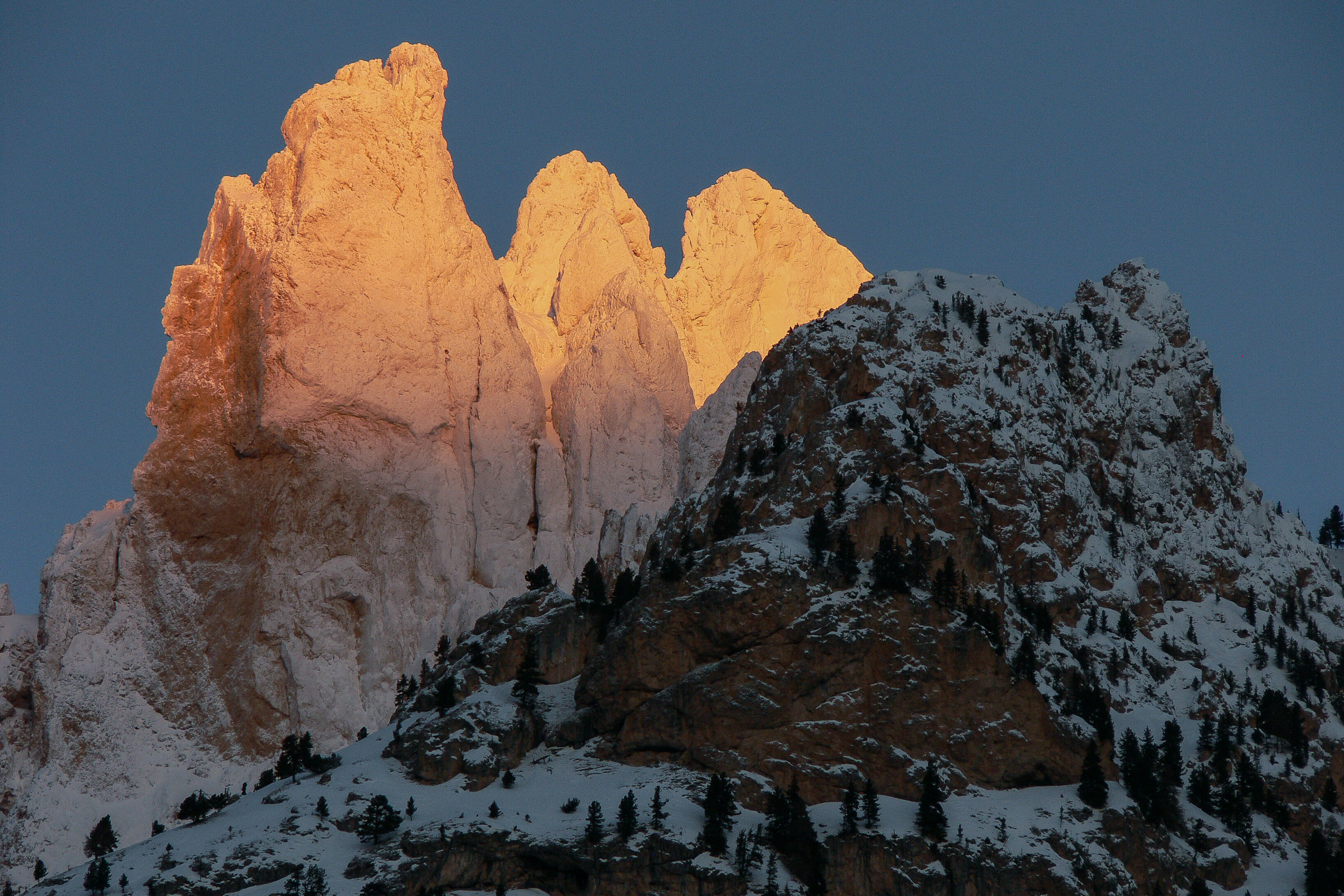 Warmth after snowstorm