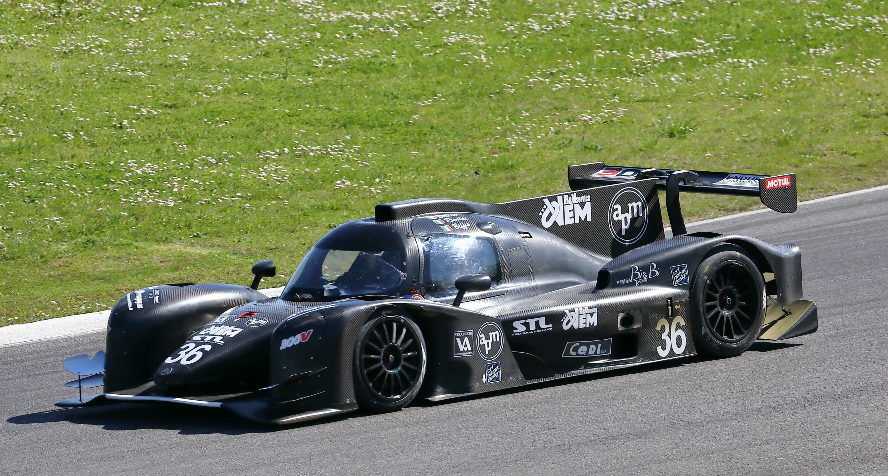 Mugello. Entrance to curve away unhurt.