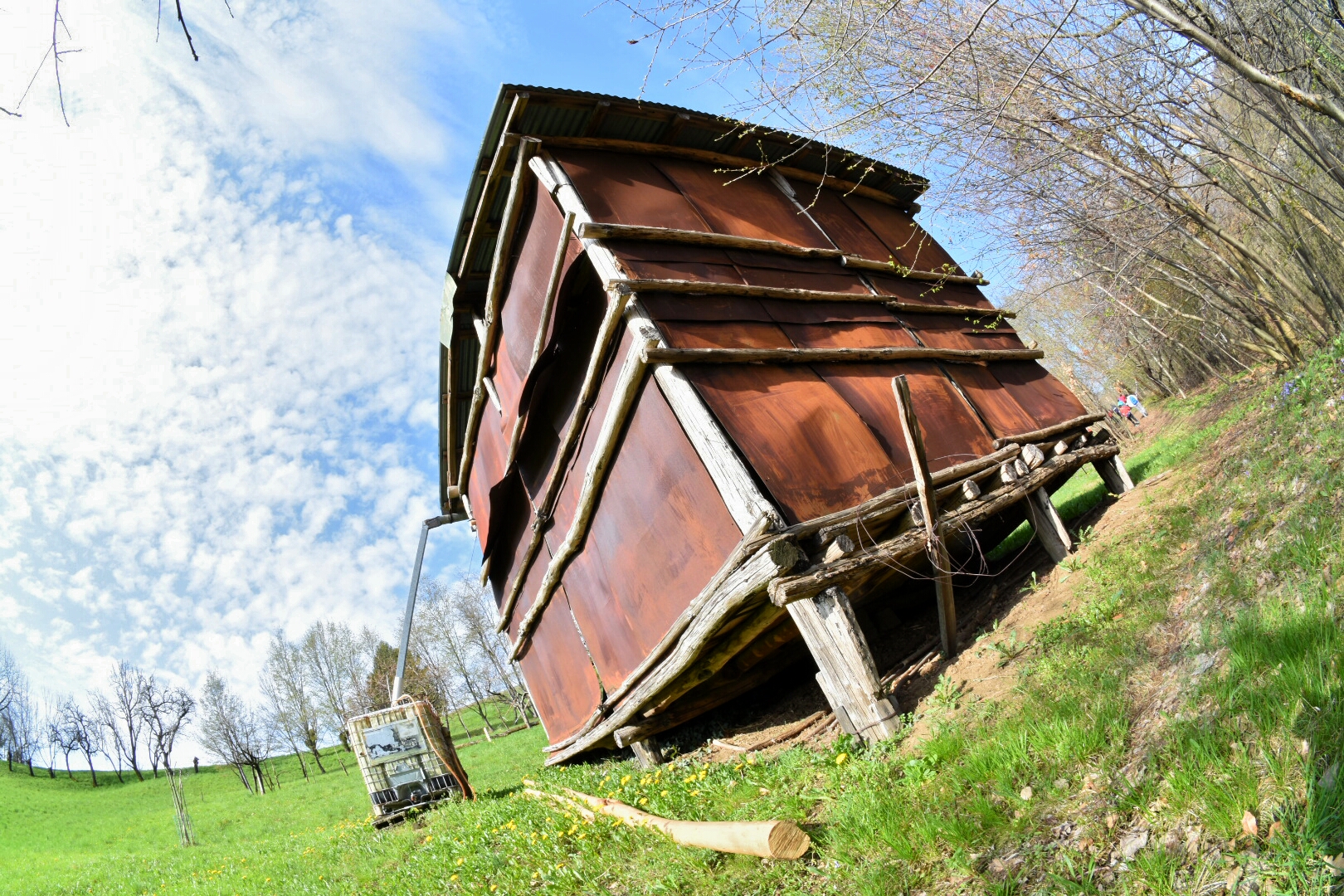 along the banks north of lugo