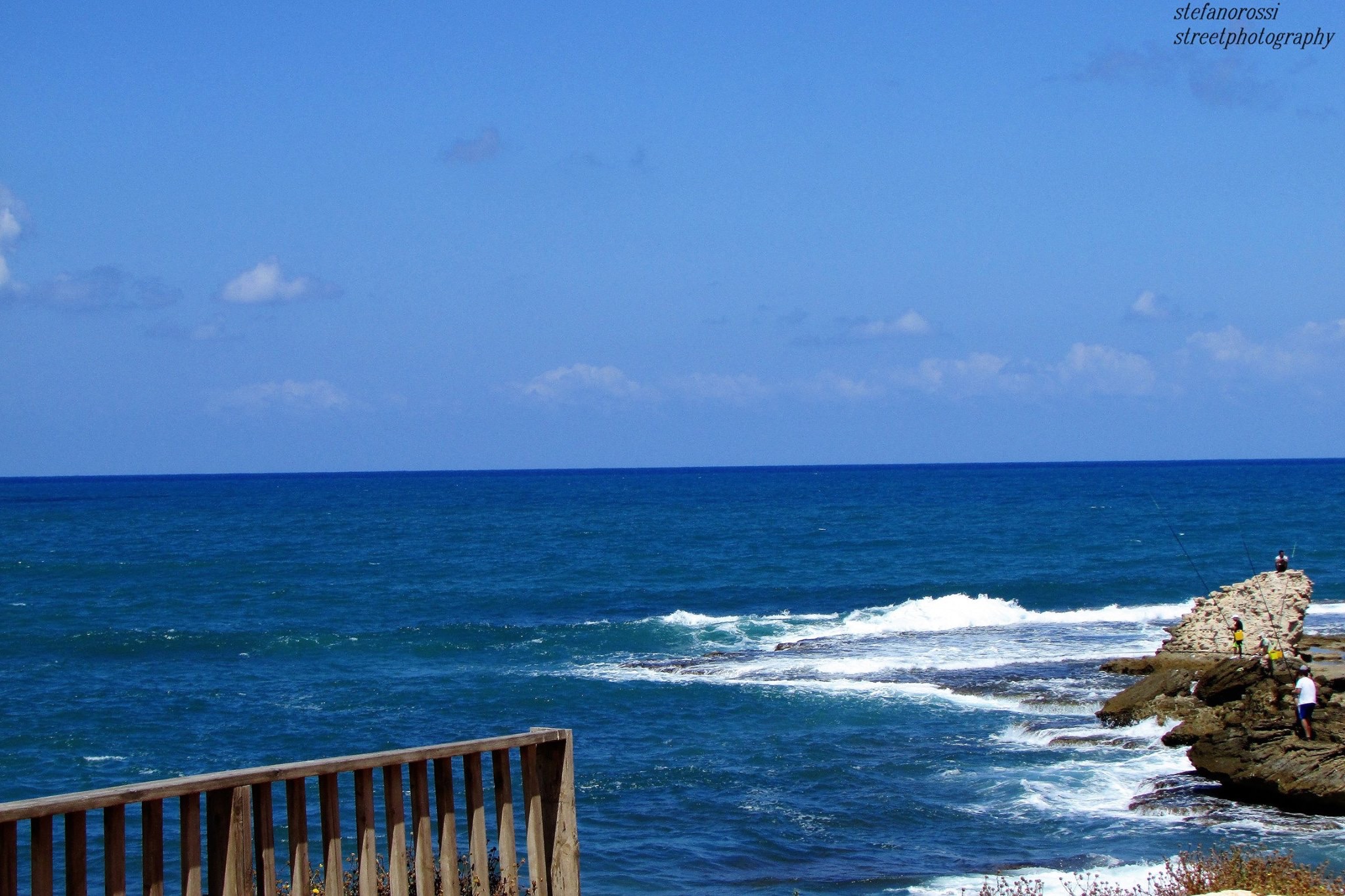 Mar mediterraneo dalla costa israeliana