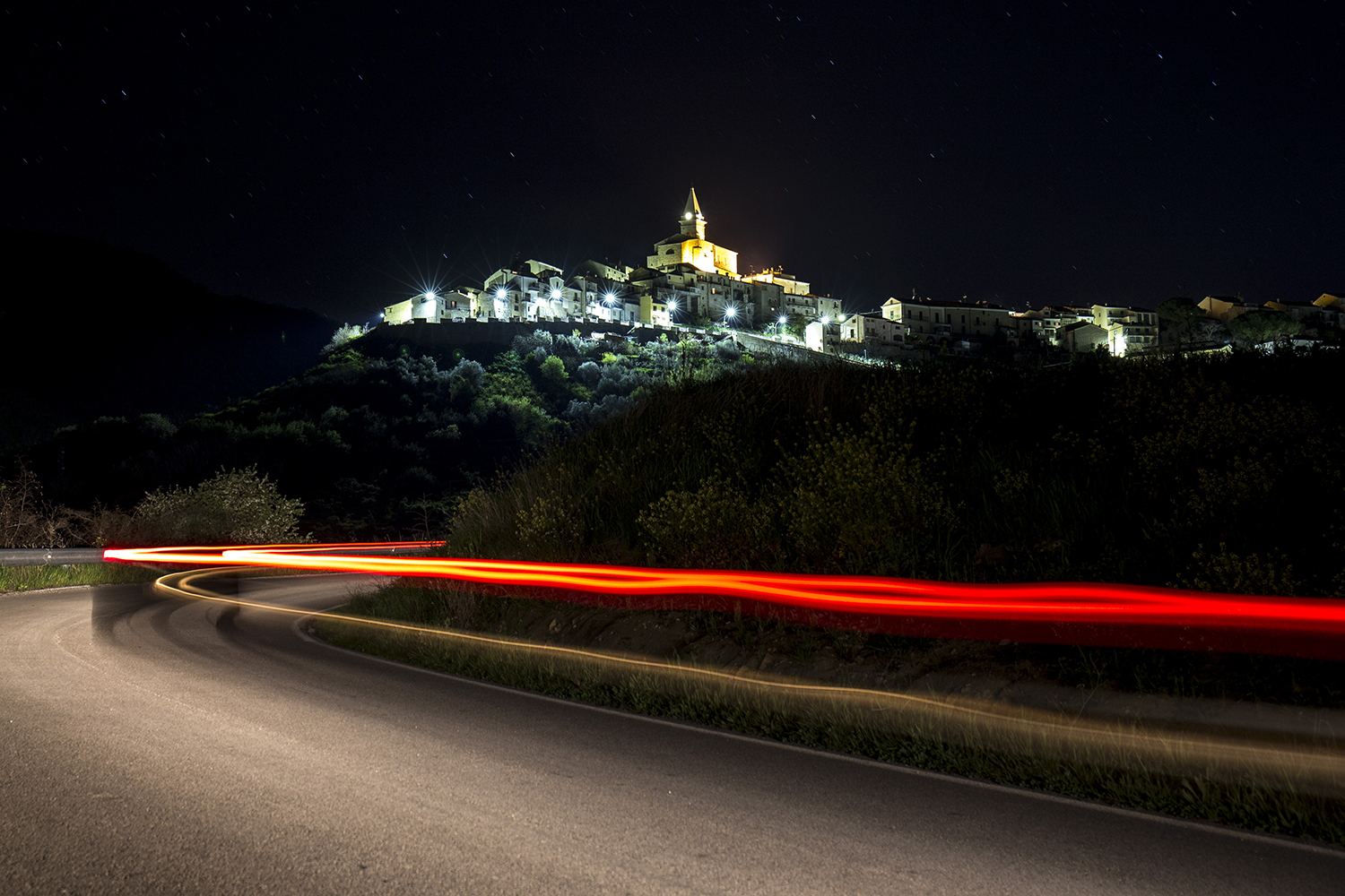 Giochi di luce a Guardialfiera