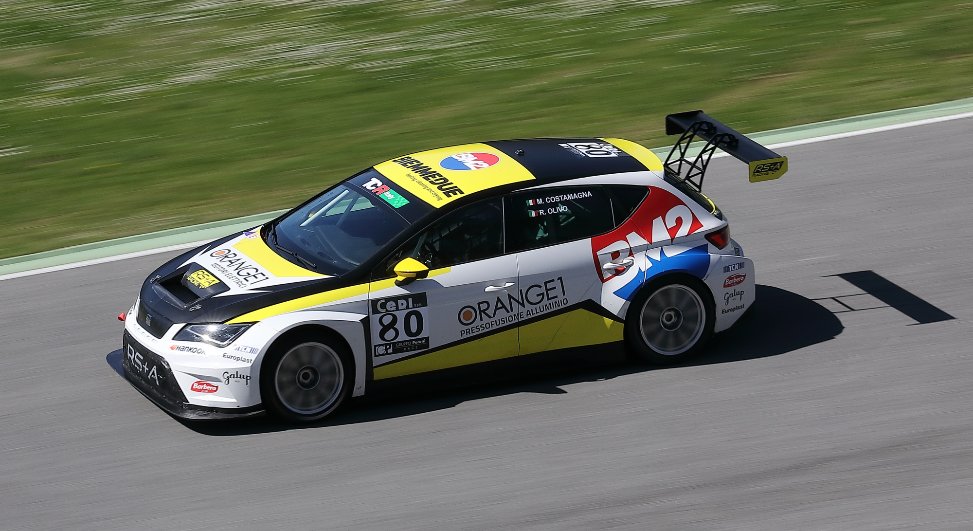 Mugello. Short straight between the curves of San Donato and...