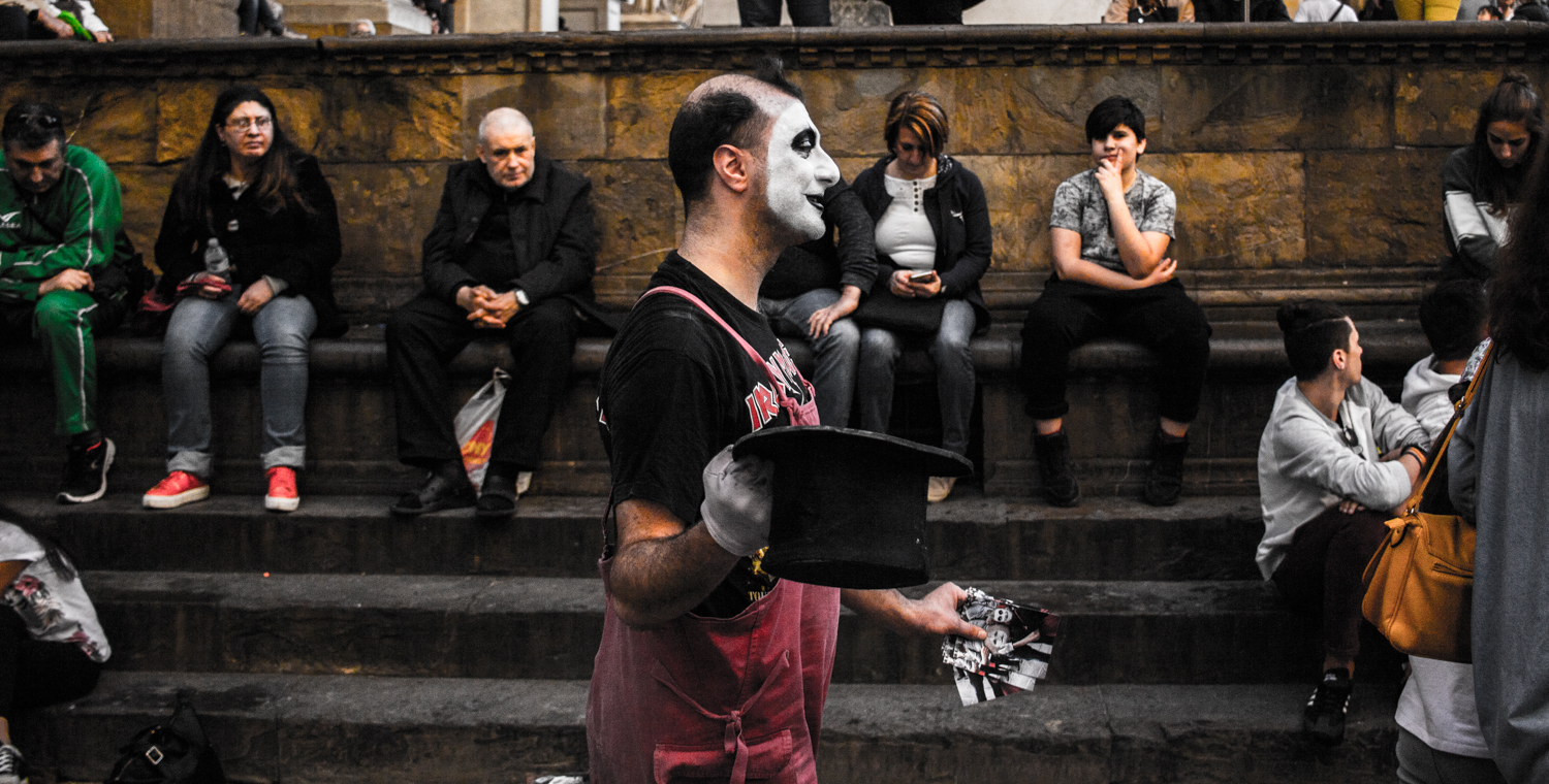 MIME in Piazza della Signoria
