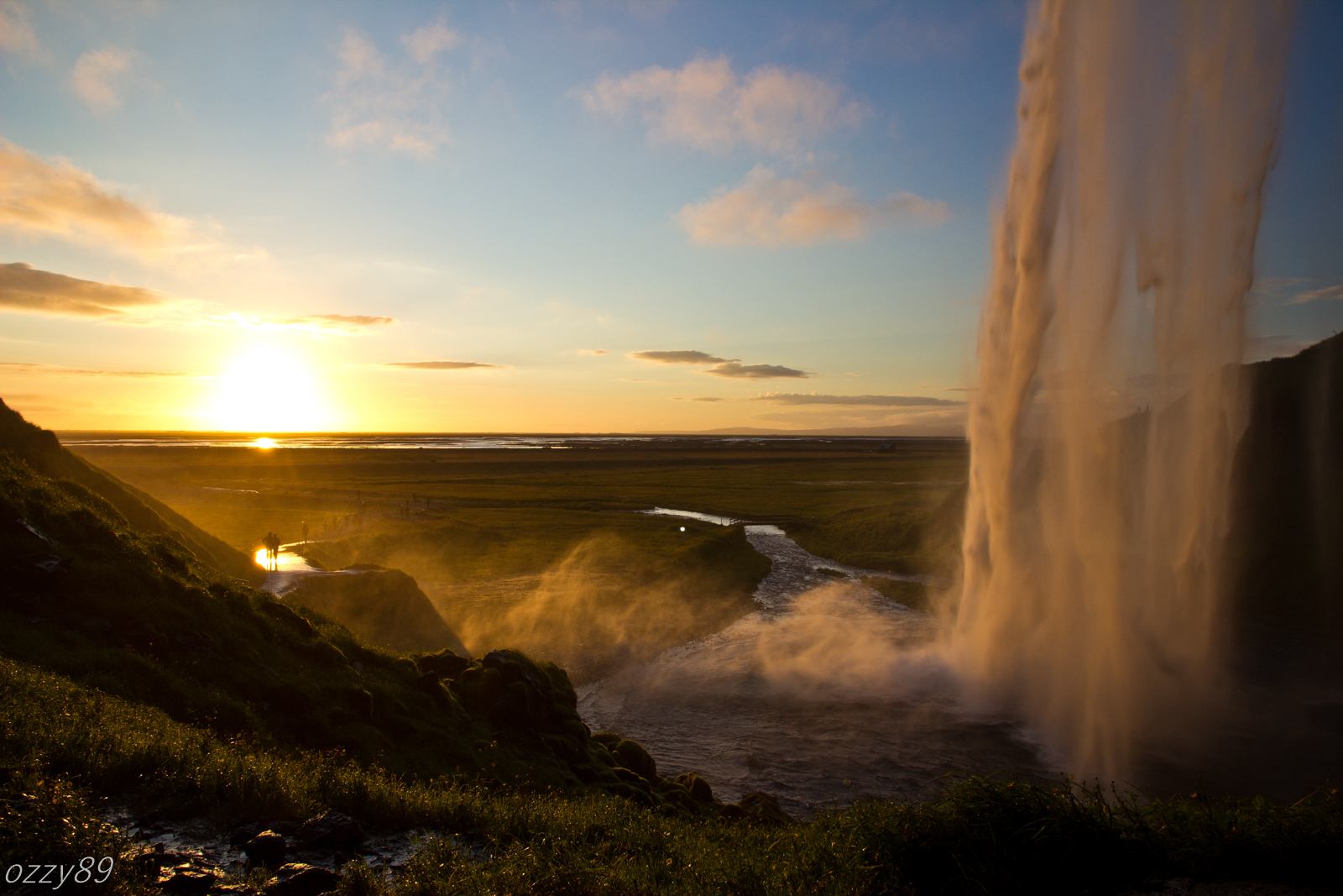 Sunset Seljalandsfoss