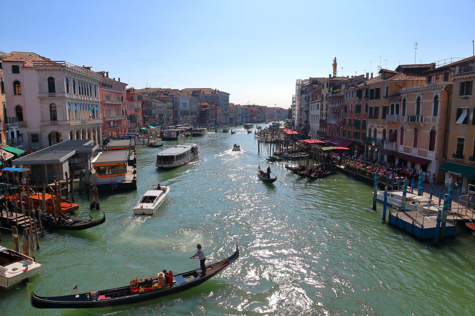 Traffic on the Canal