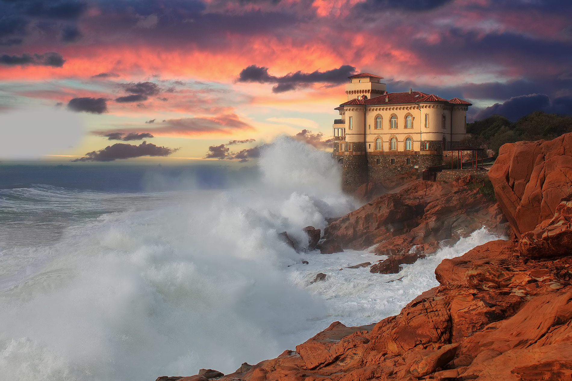 mareggiata 2012 photo art