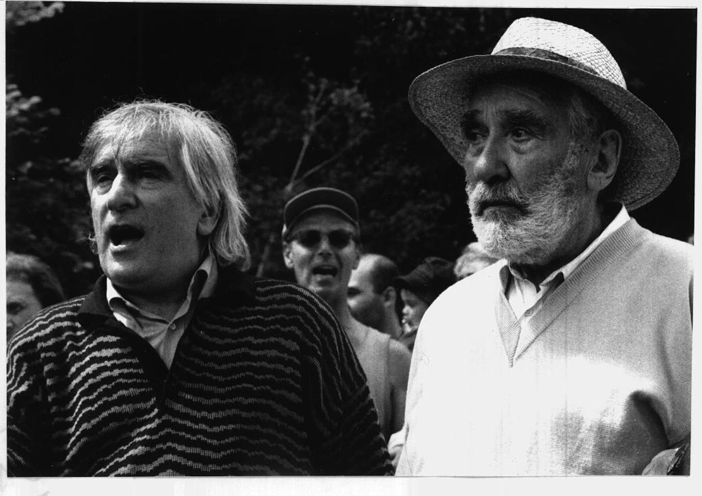 Bepi De Marzi with Mario Rigoni Stern