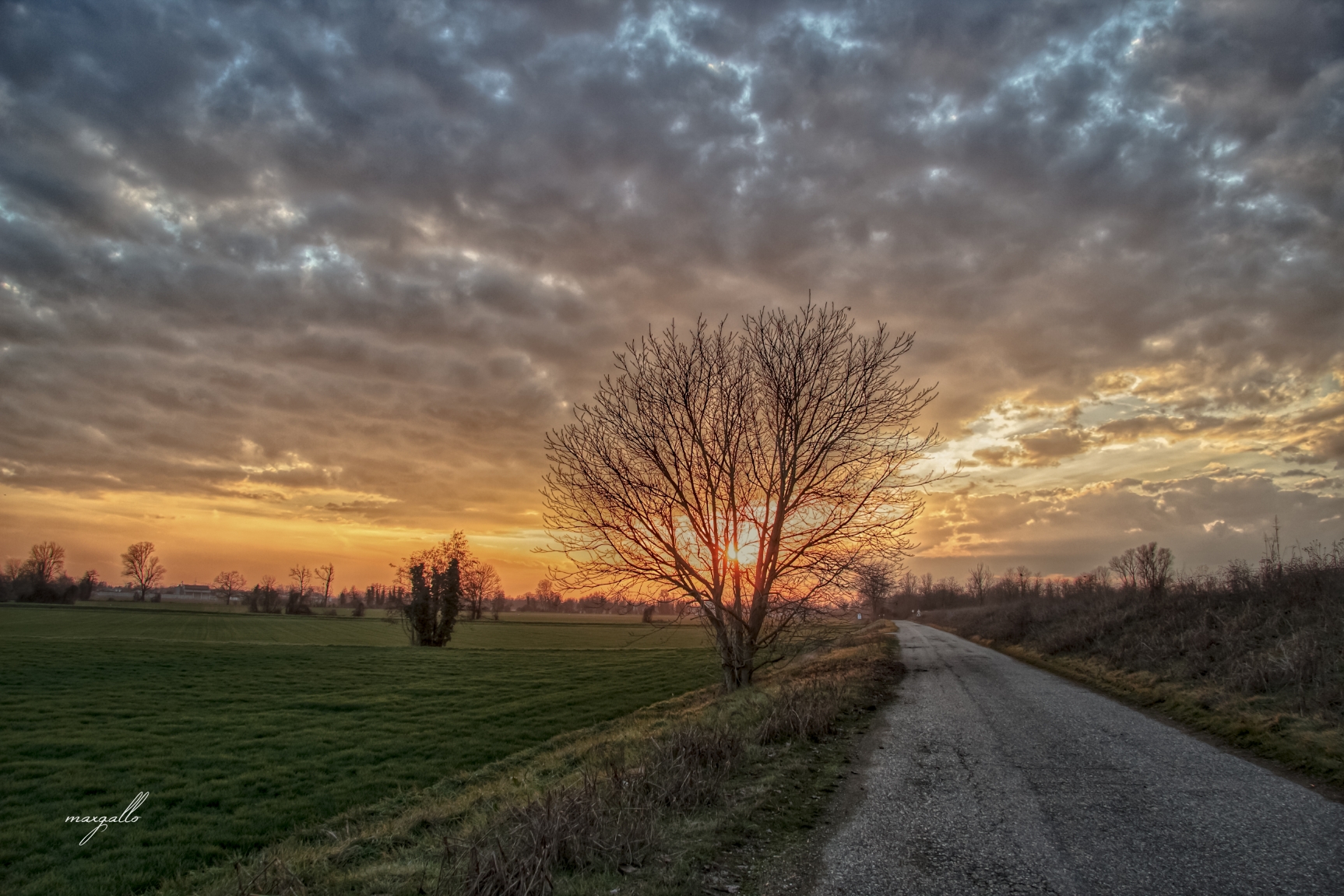 La strada del tramonto