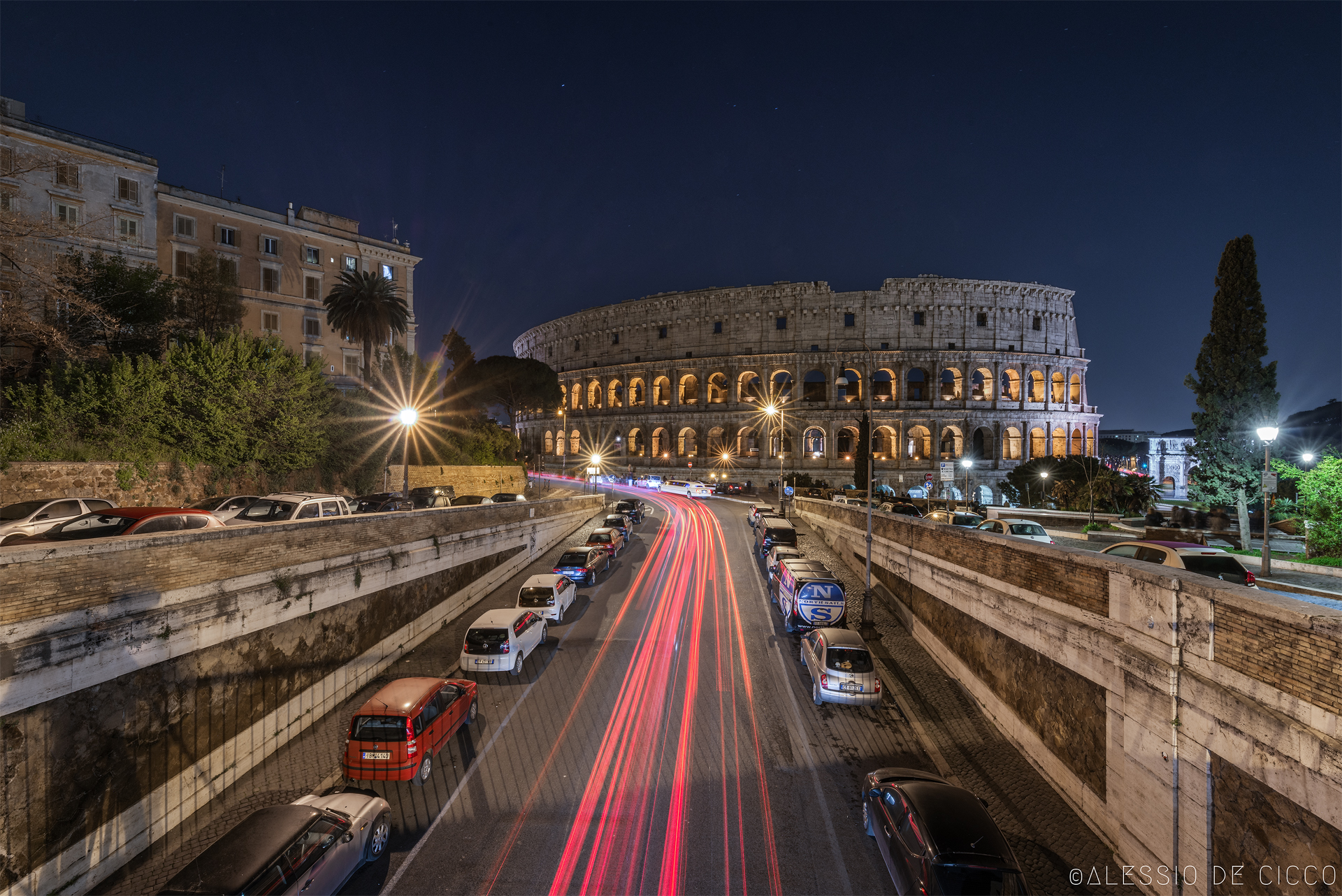 A View Of The Colosseum-Rome