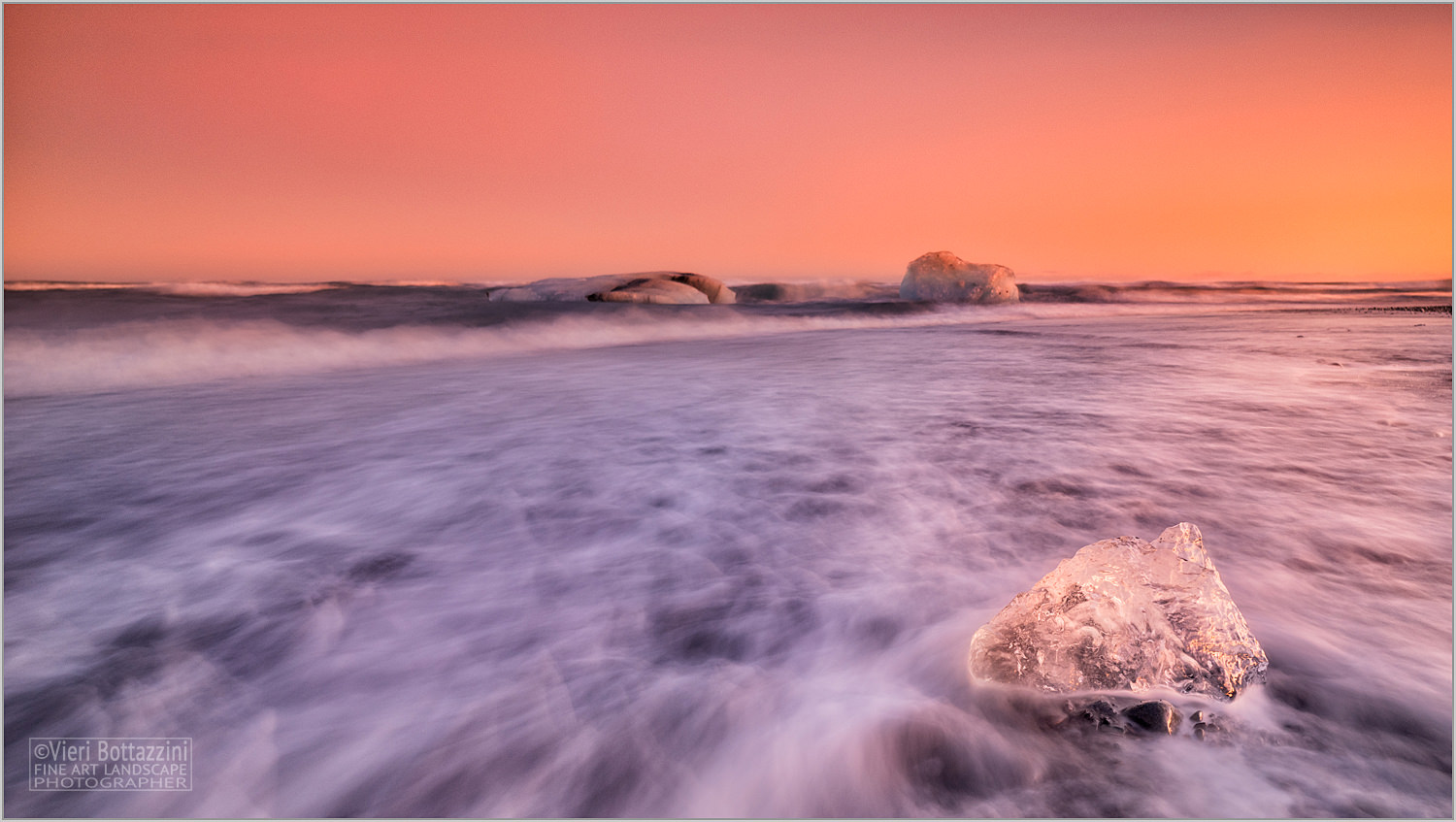 Sunset at Diamond Beach
