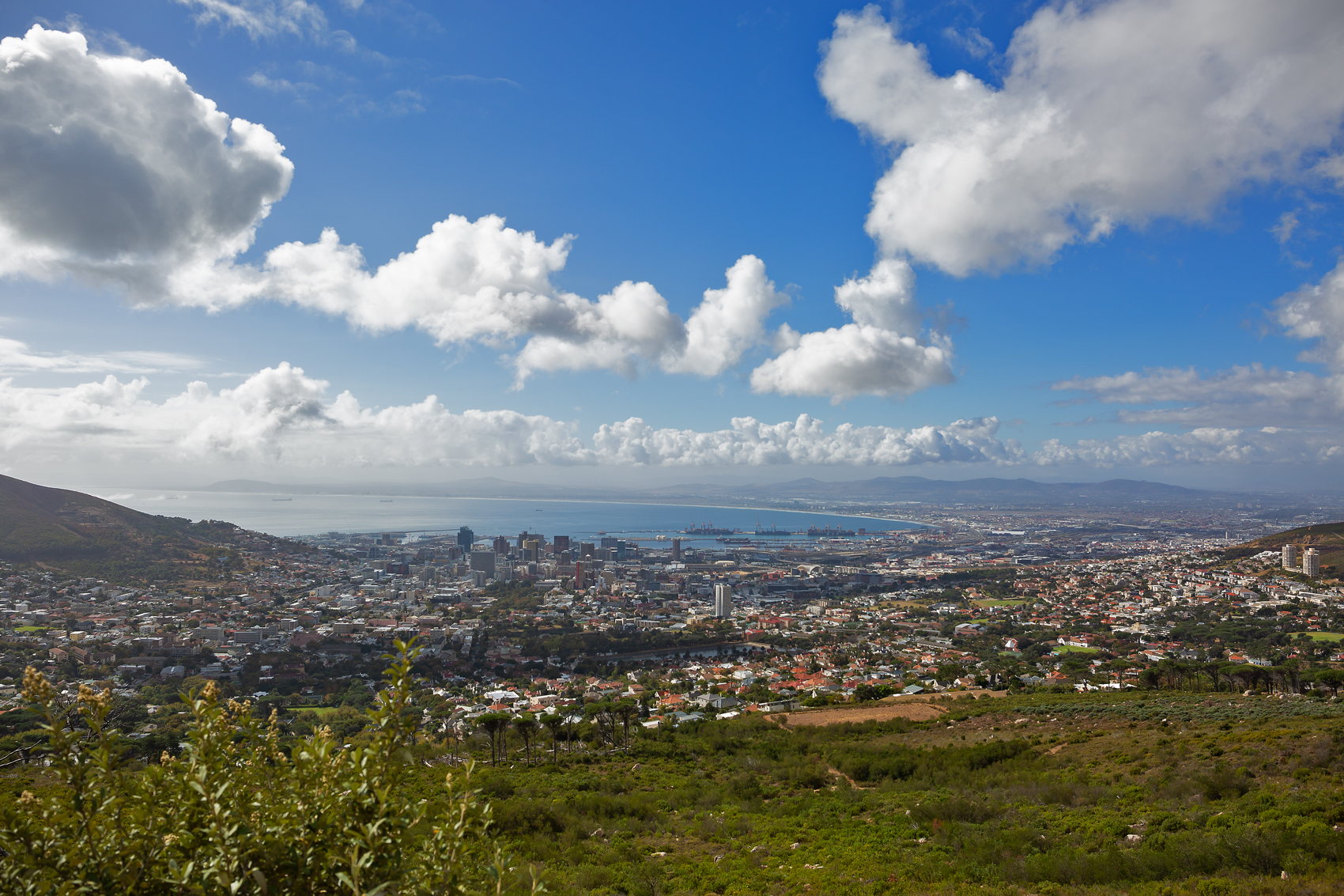 Vista panoramica da Table Mountain.