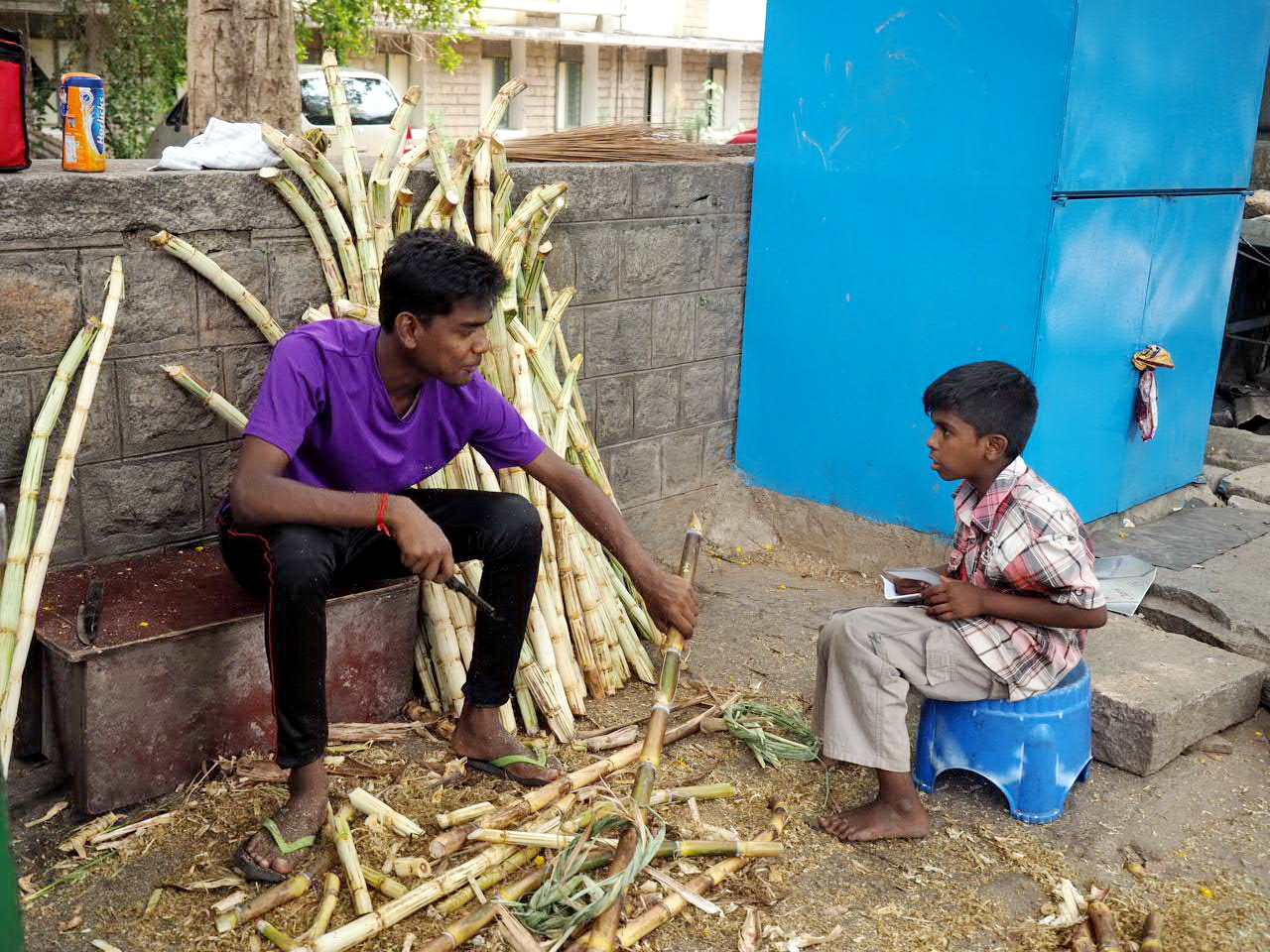 Seller of sugar beet Juices