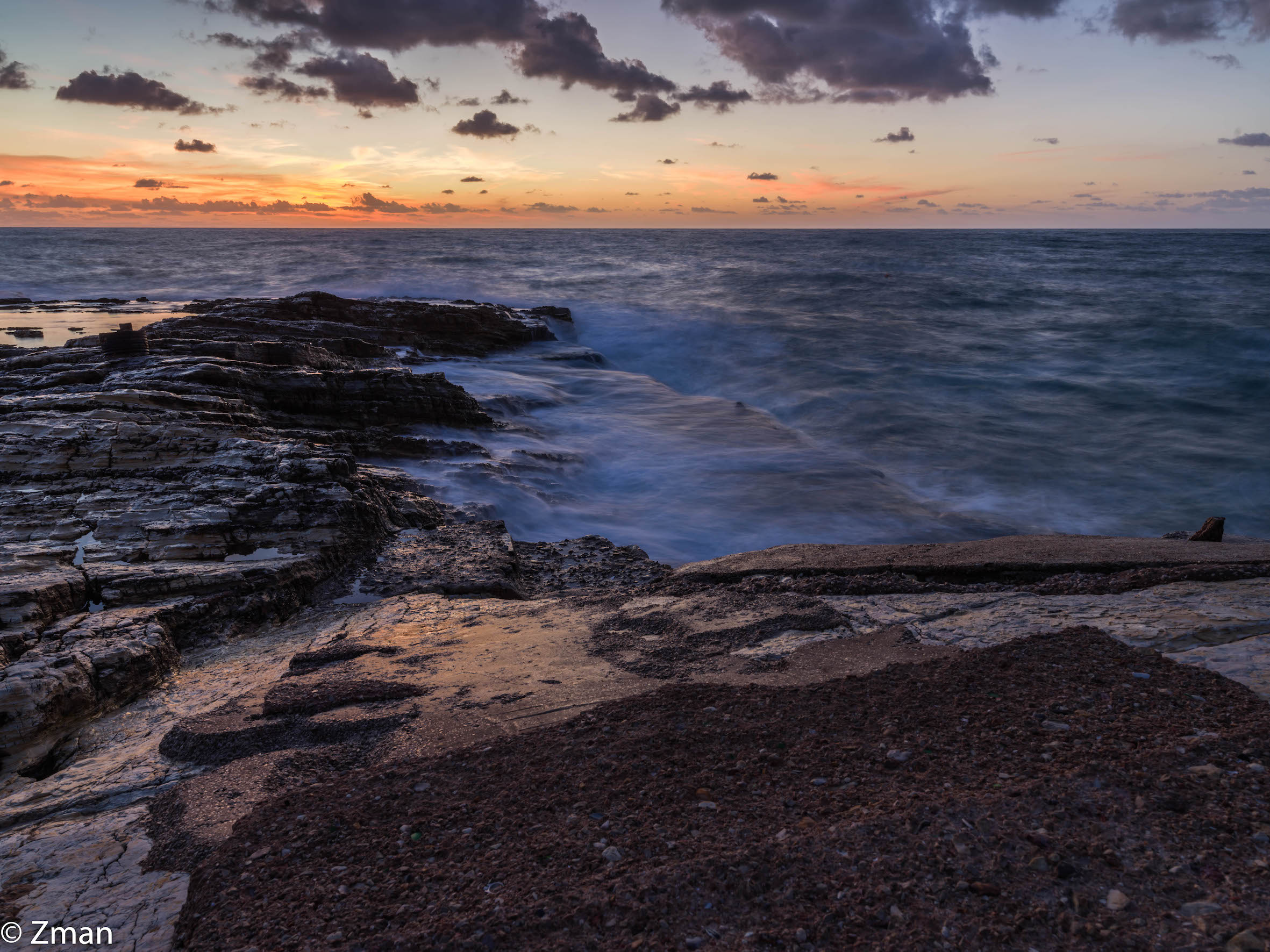 Tramonto alle rocce Al Raouche