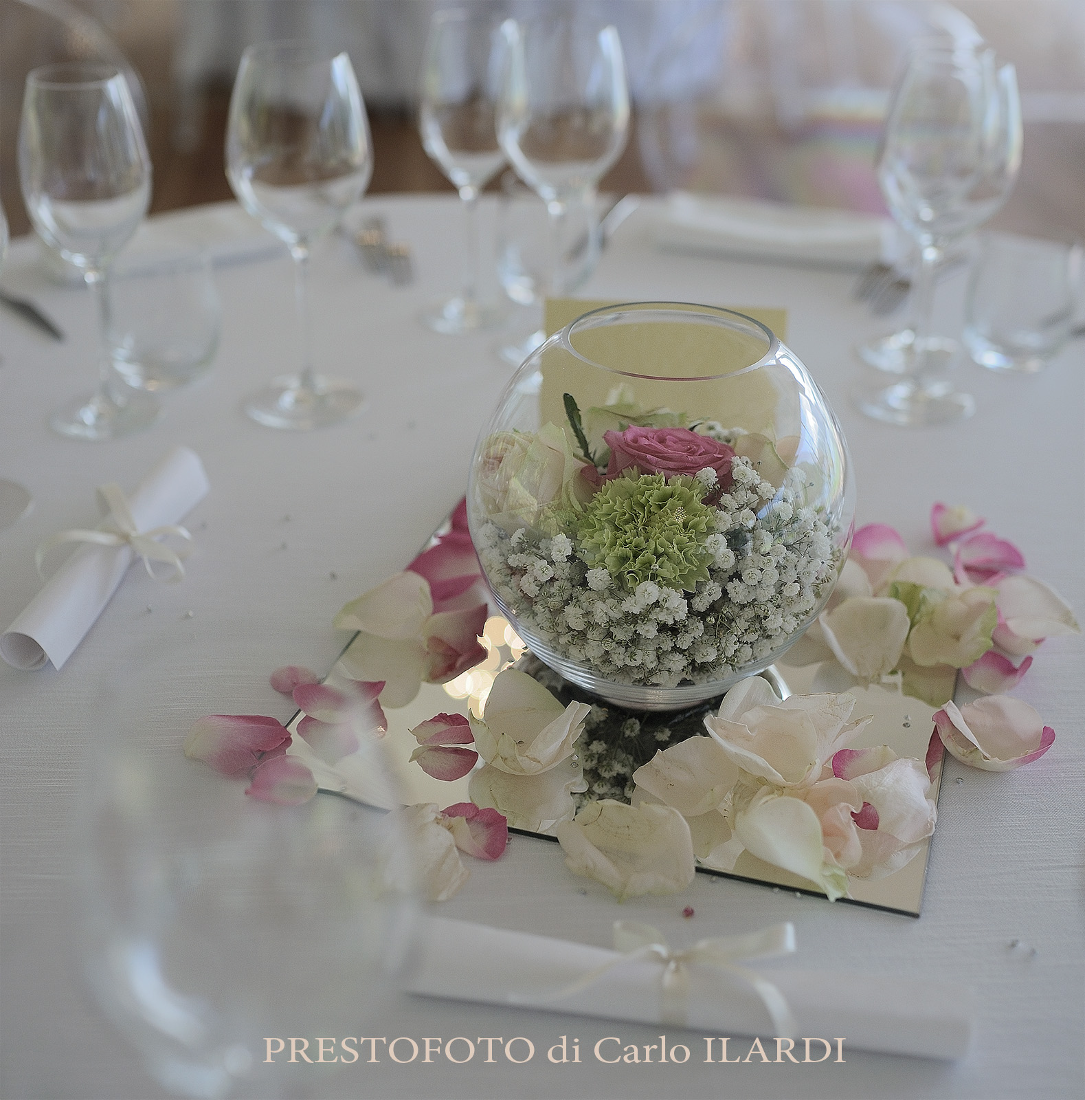 wedding centro tavola