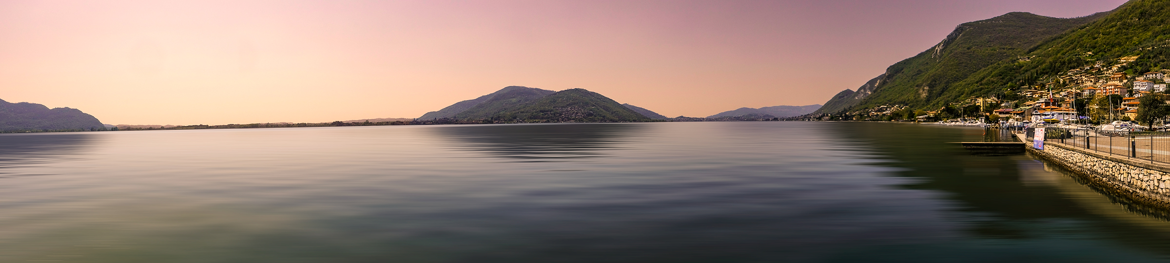 Tramonto lago d'iseo