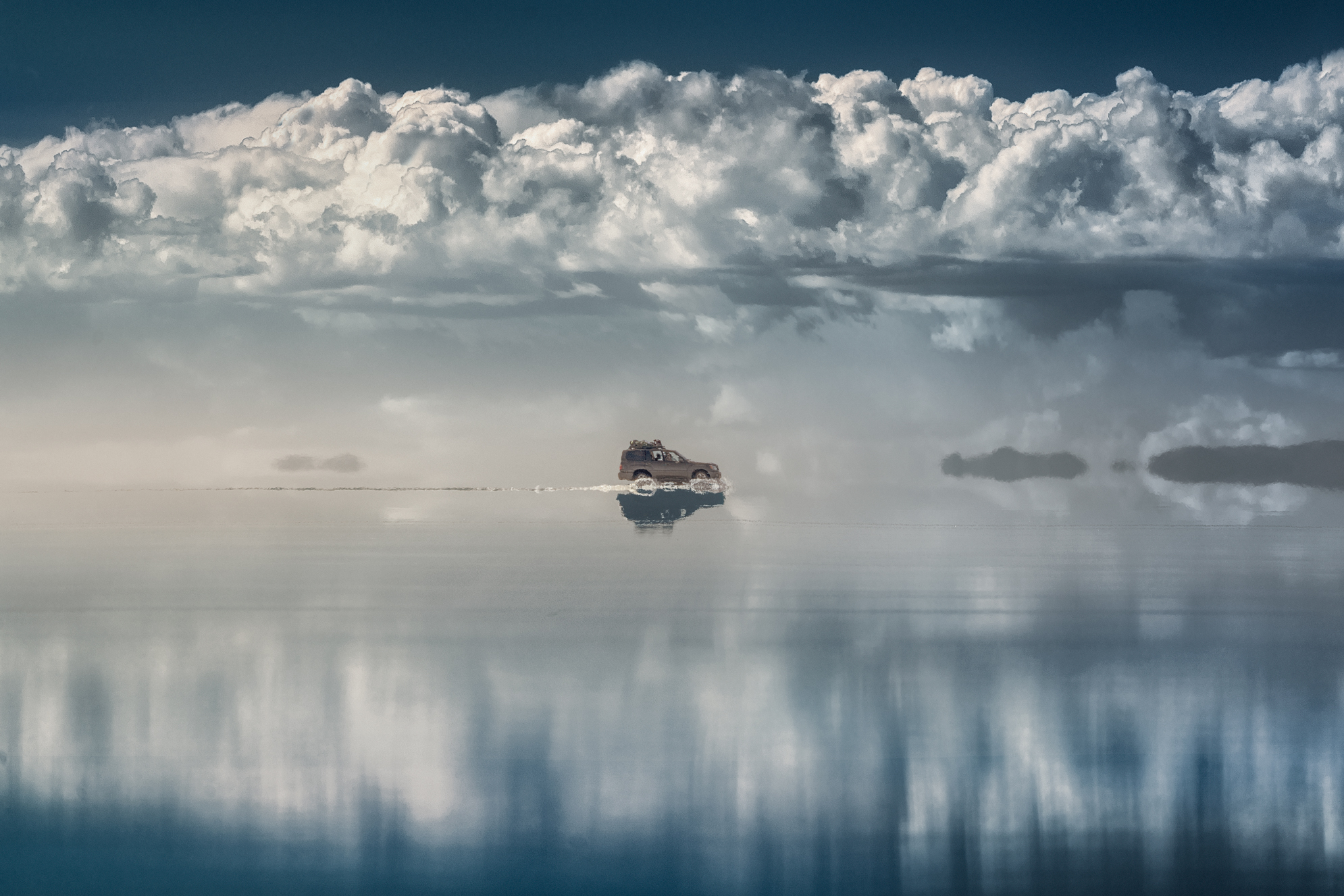 The reflections of the Salar.