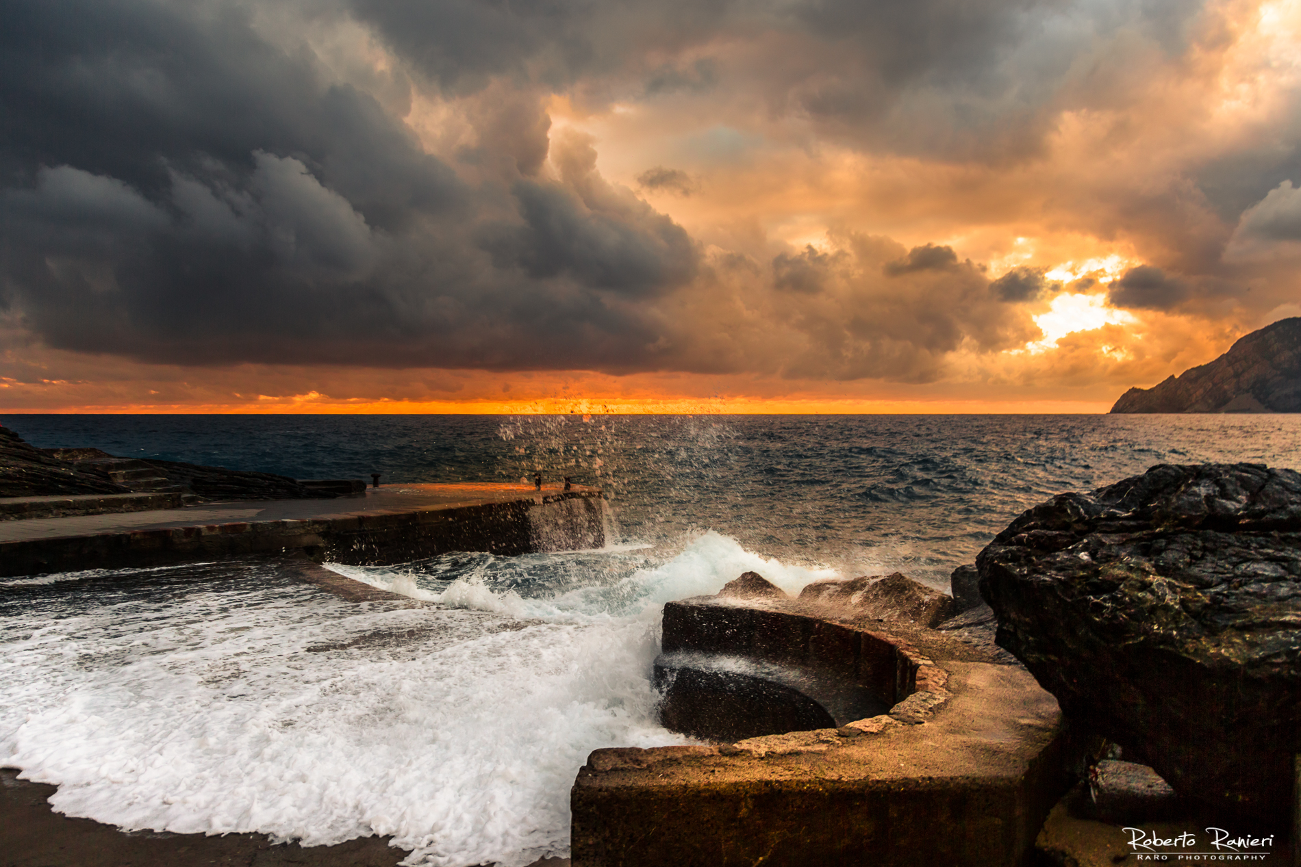 Sunset in Vernazza