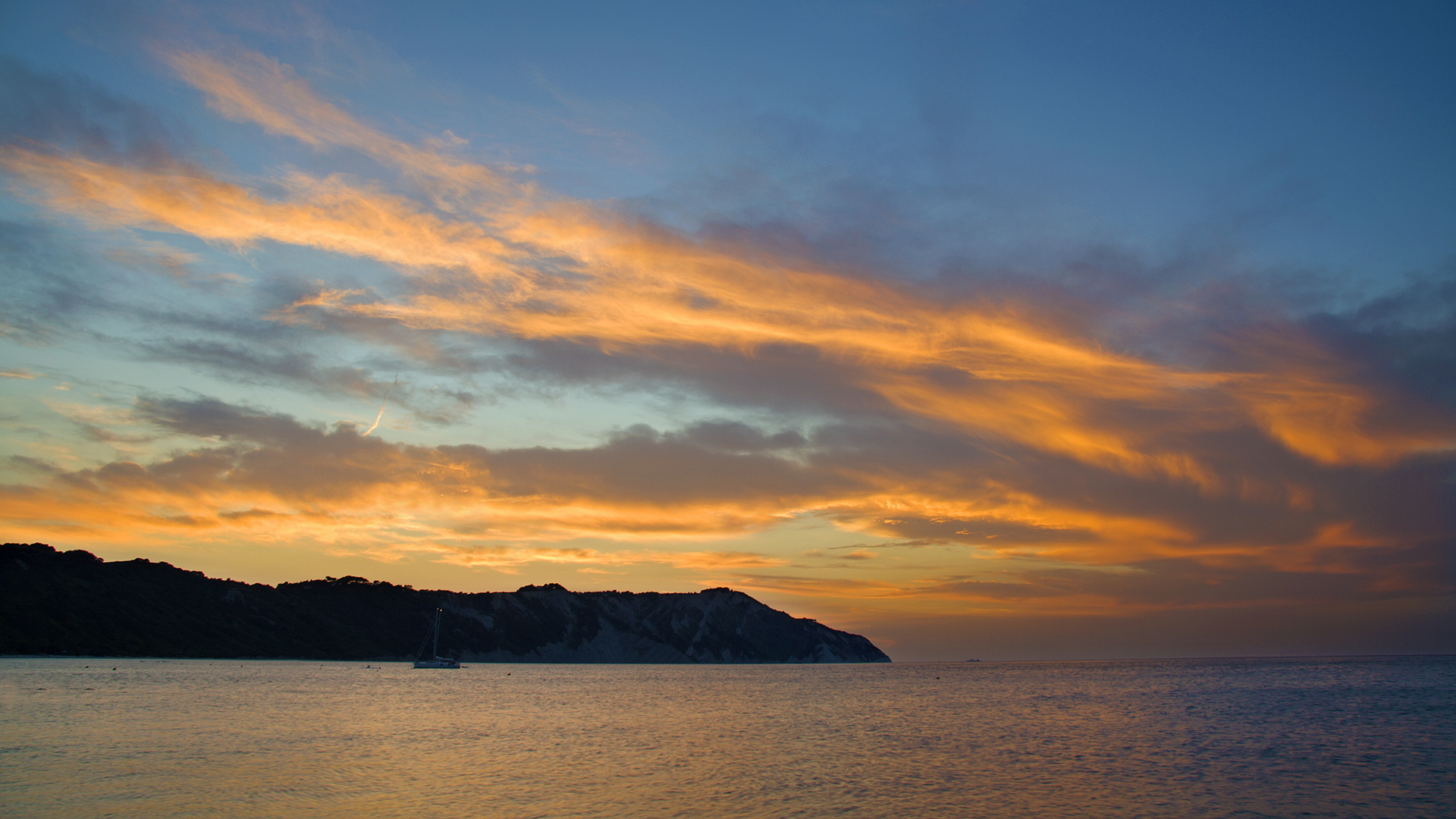ultimi raggi - Baia di Portonovo