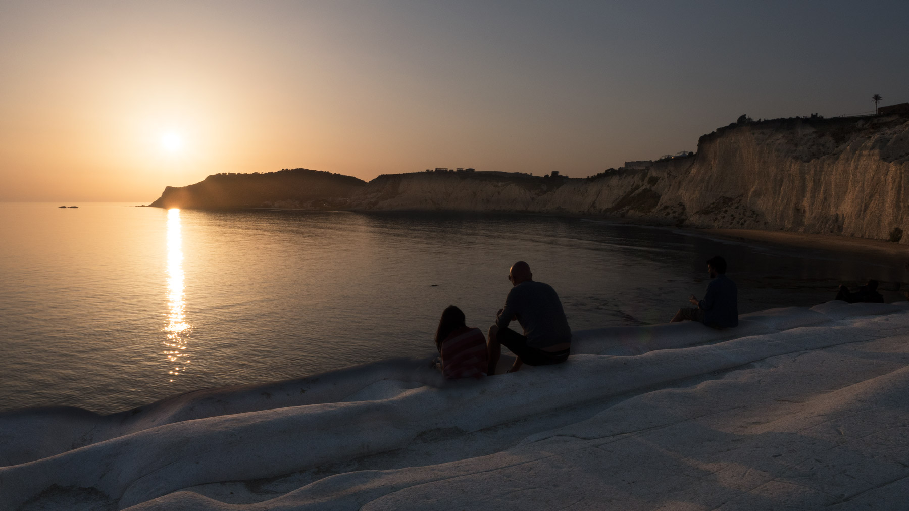 Ammirando il tramonto