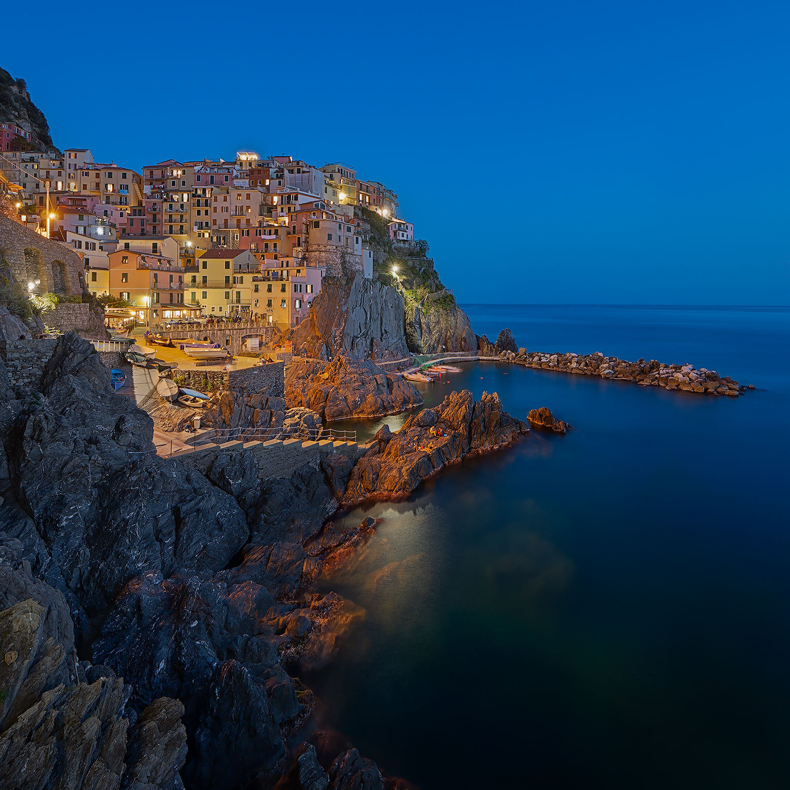 Manarola. Blue hour