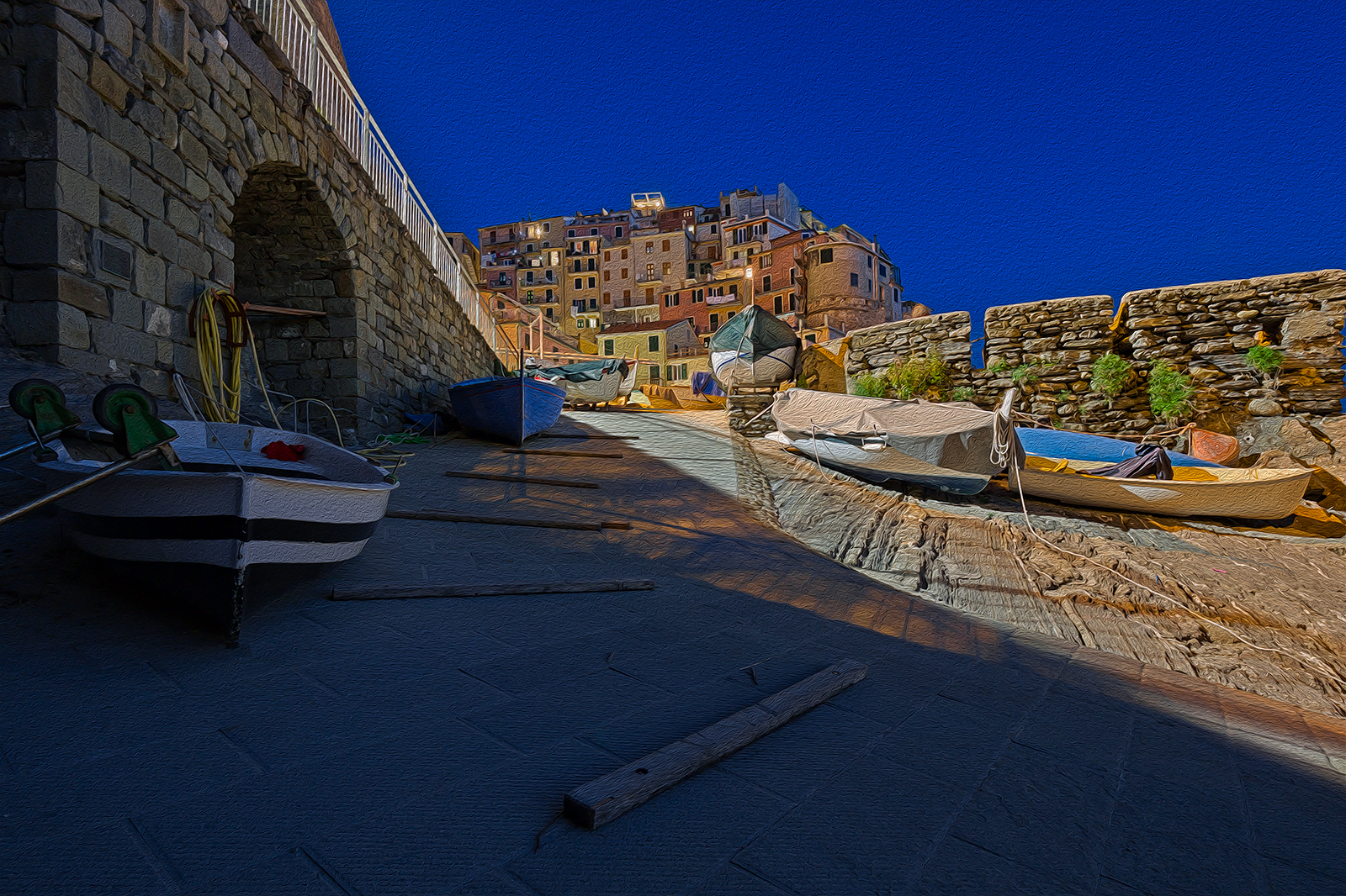 Manarola ... oil on canvas