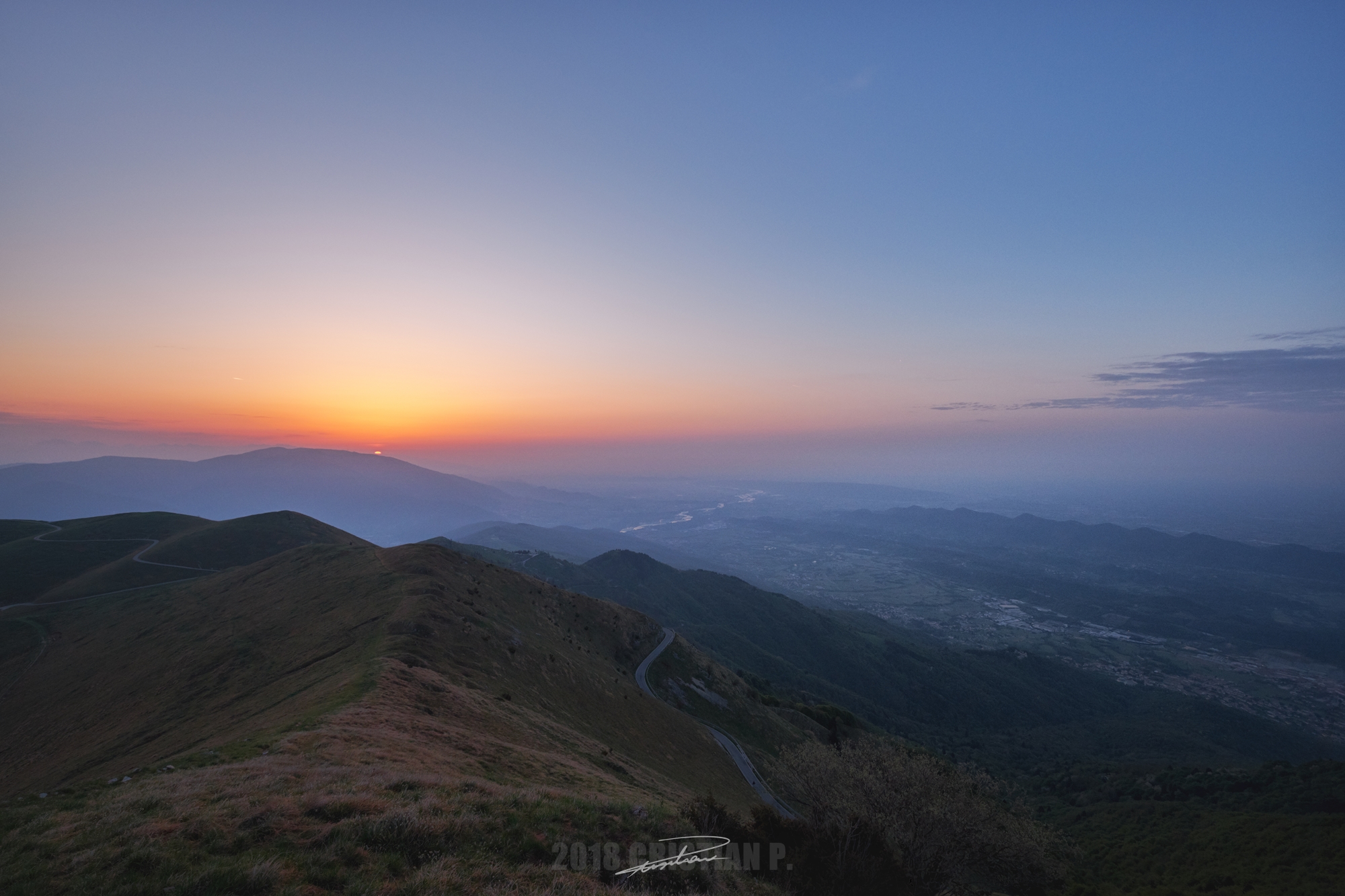 Monte Grappa - Alba da Cima della Mandria