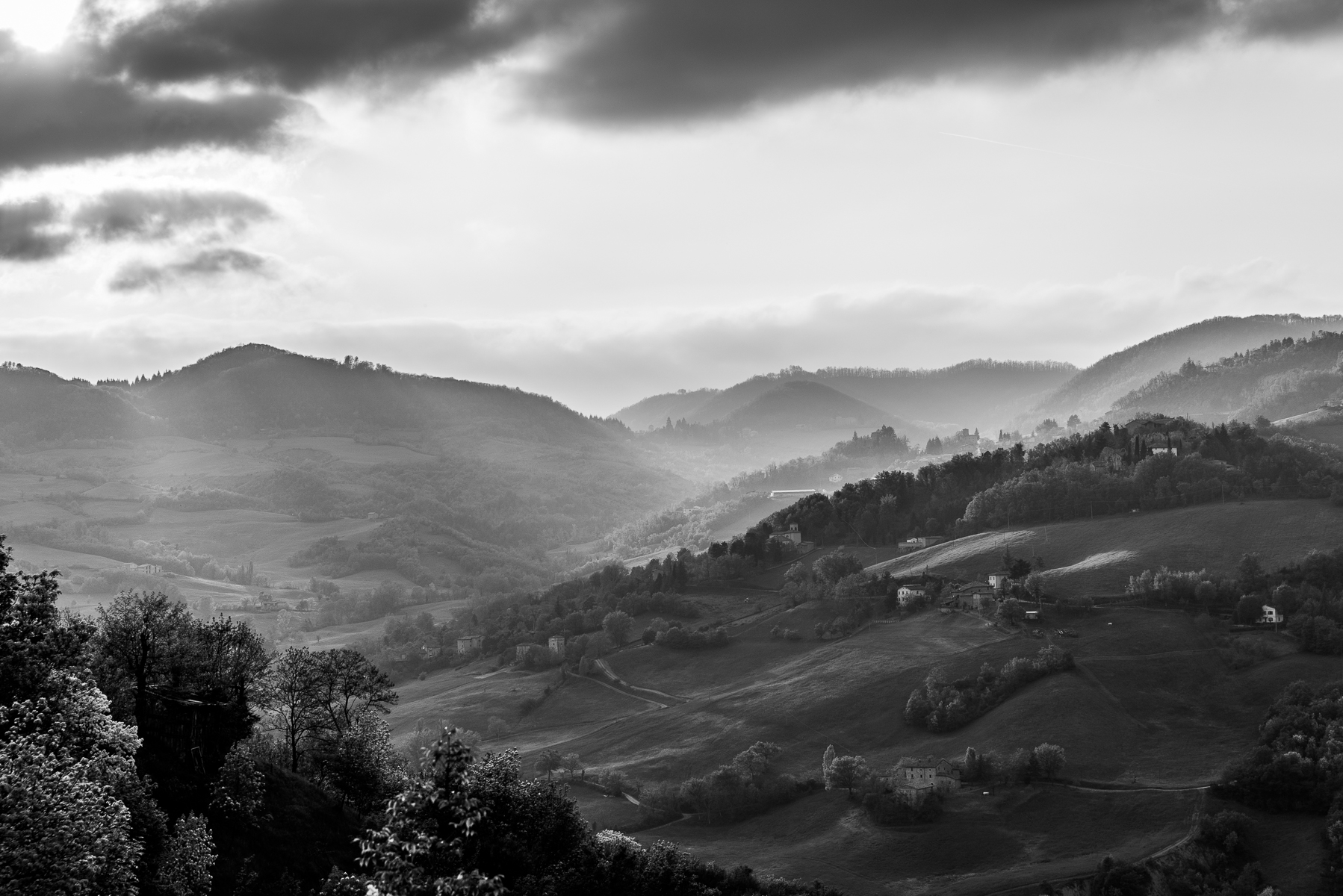 One evening back home