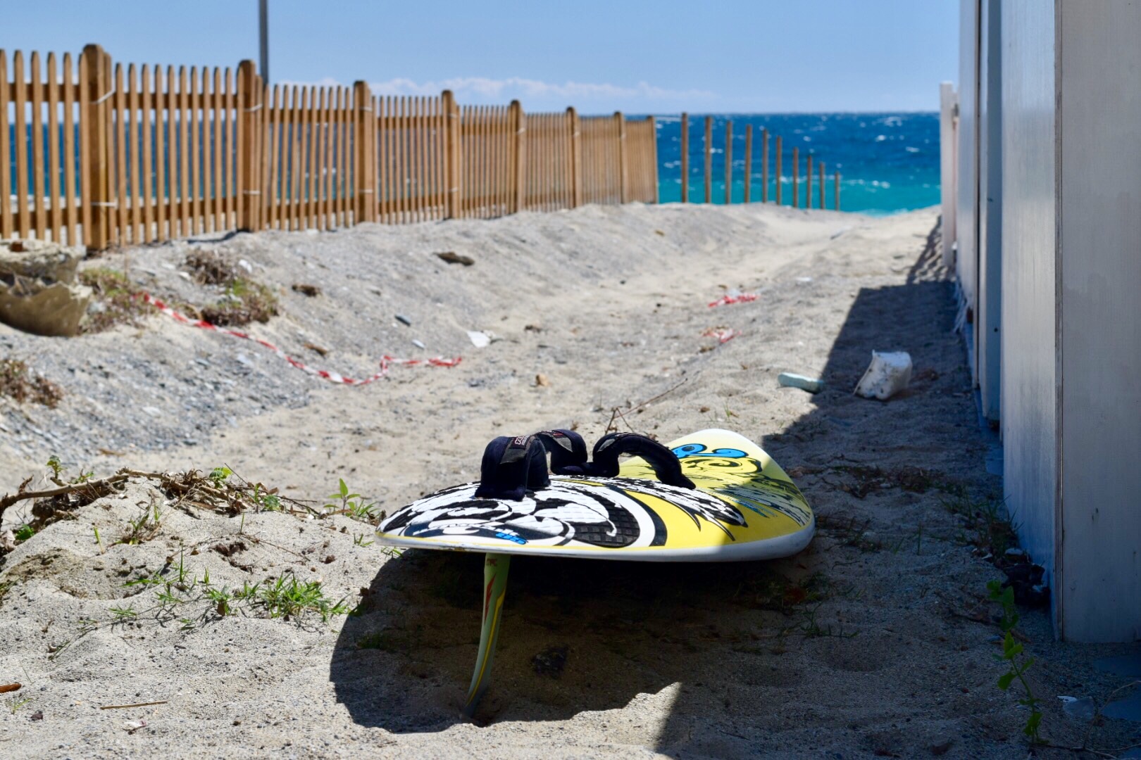 Waiting to take advantage of the wind